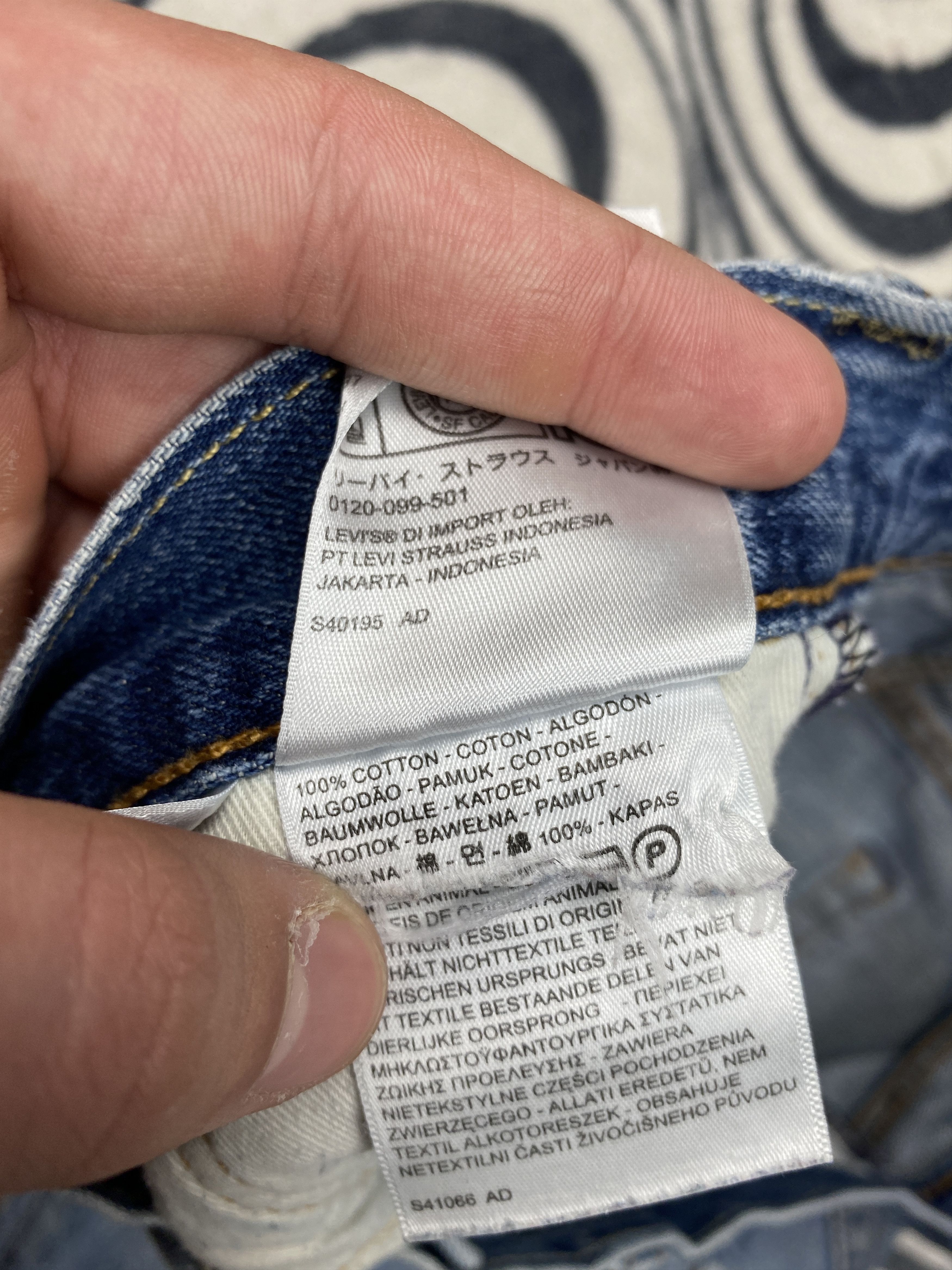 Levi's Levis 504 Vintage Distressed Denim Pants Jeans Size US 30 / EU 46 - 9 Thumbnail