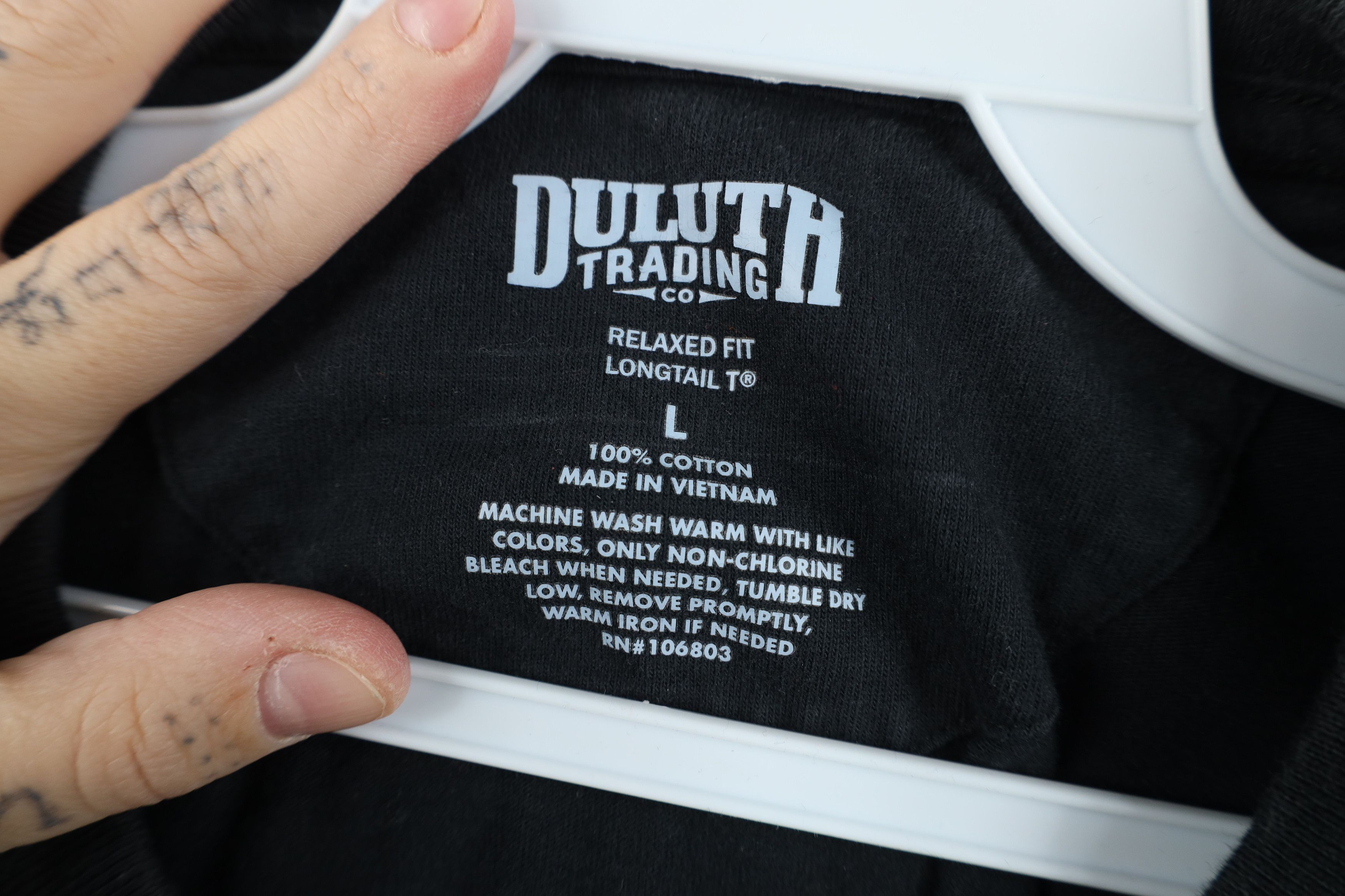 Duluth Trading Company Duluth Trading Co Relaxed Fit Heavy Cotton T-Shirt Black Size US L / EU 52-54 / 3 - 8 Thumbnail