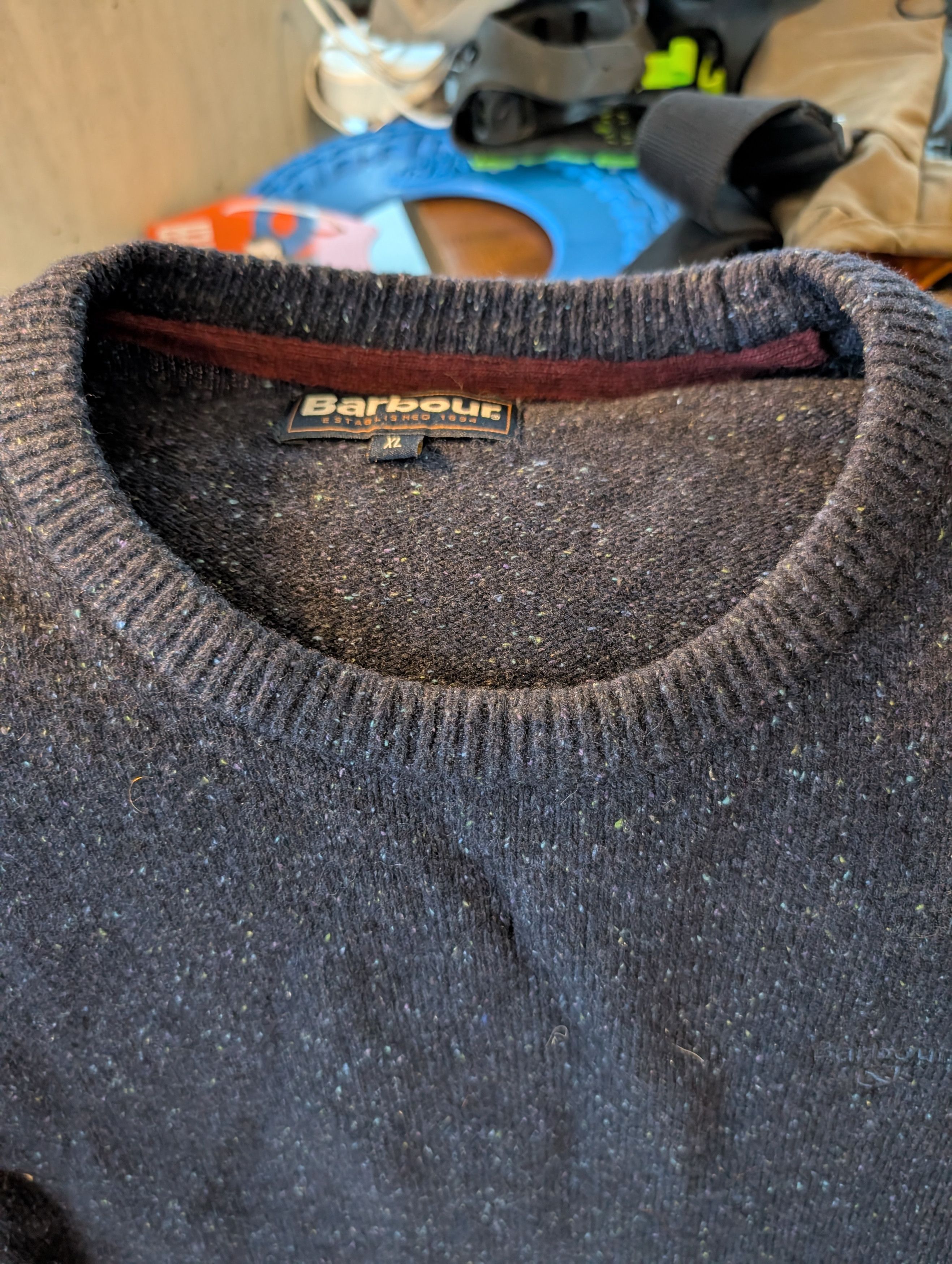 Barbour Barbour Essential Tisbury Crew Neck Sweater, Size US XL / EU 56 / 4 - 1 Thumbnail