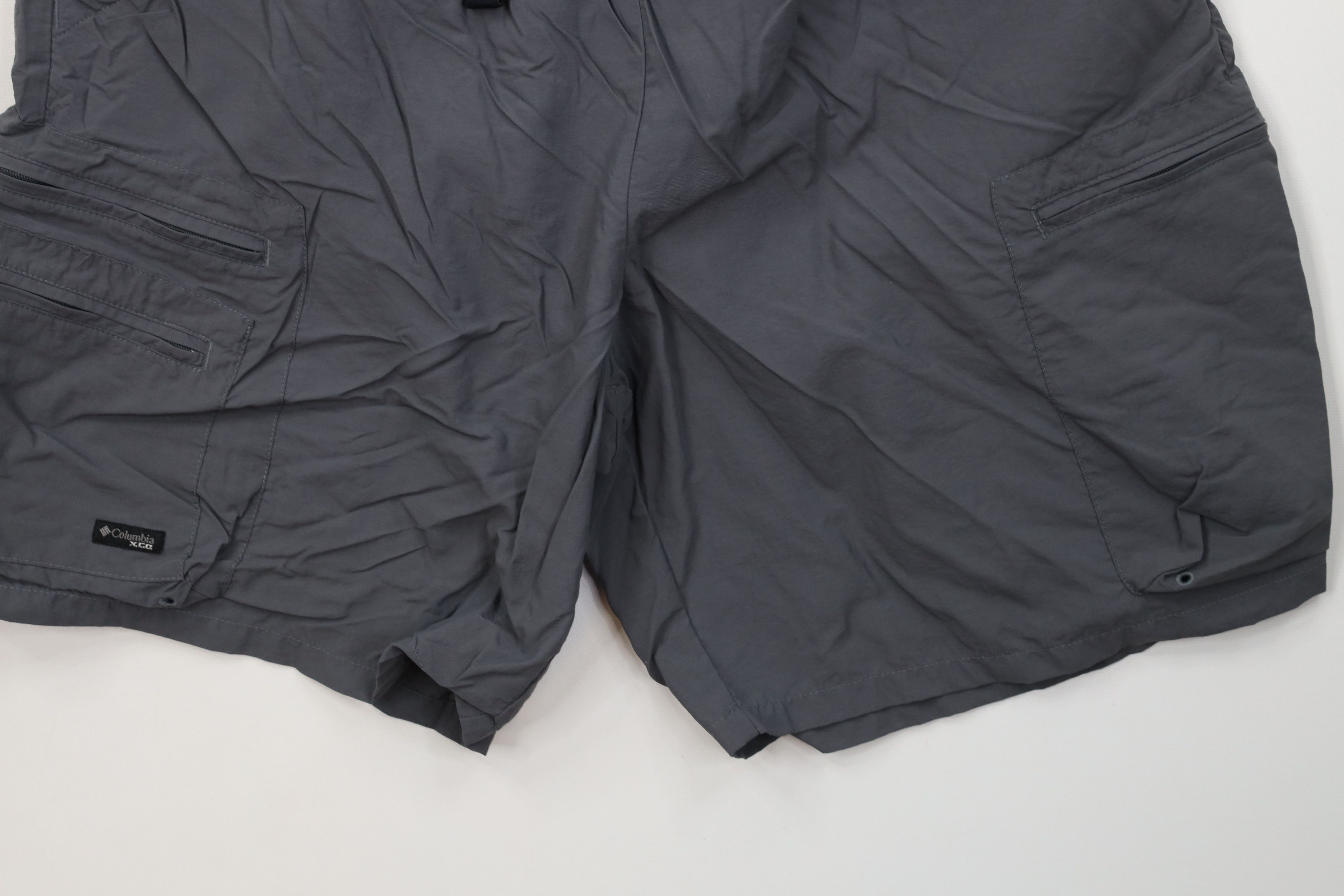 Columbia Vintage Y2K Columbia Lined Above Knee Cargo Shorts Gray Size US 32 / EU 48 - 4 Thumbnail