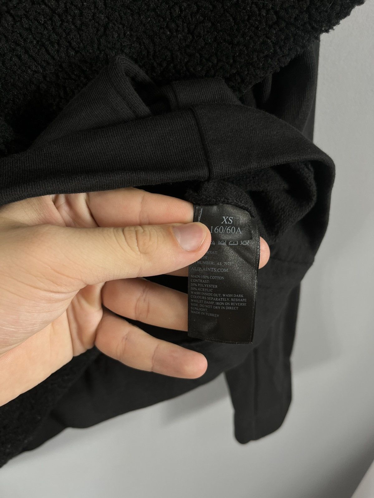 Allsaints Vintage Allsaints Charcoal Bora Jacket Size XS / US 0-2 / IT 36-38 - 5 Thumbnail