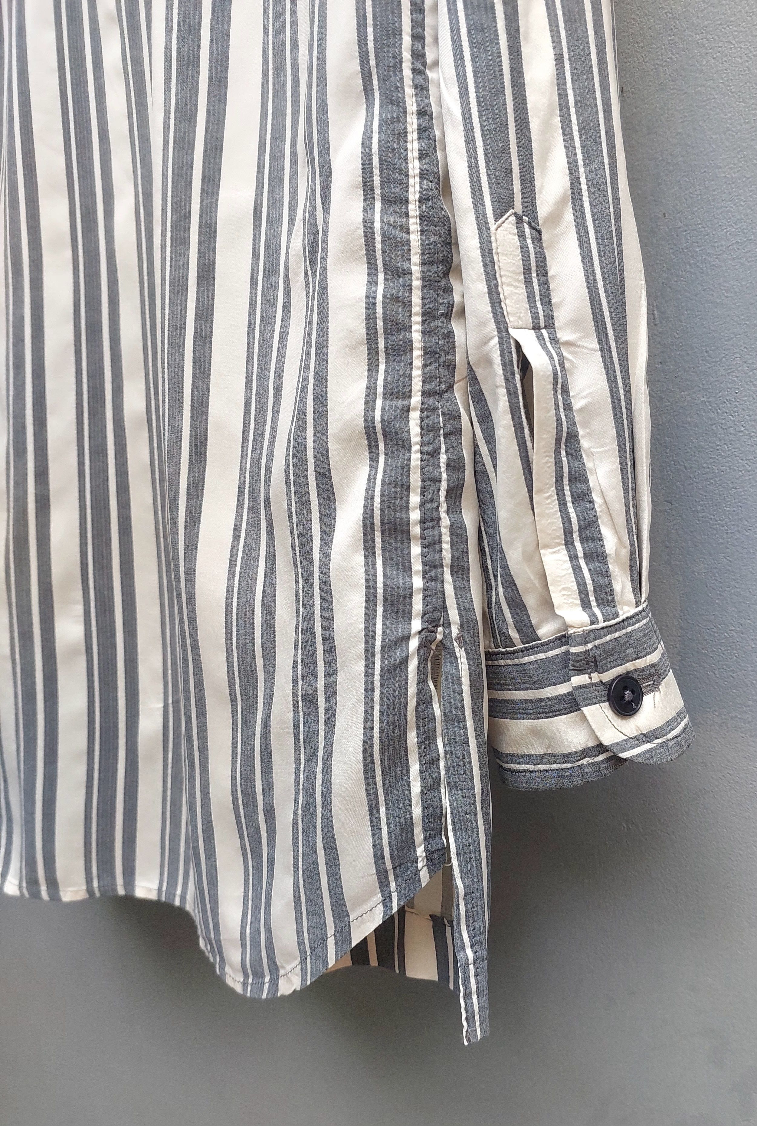 Ann Demeulemeester Ann Demeulemeester Striped Tailored Pajama Style Blazer Size US XXS / EU 40 - 9 Thumbnail