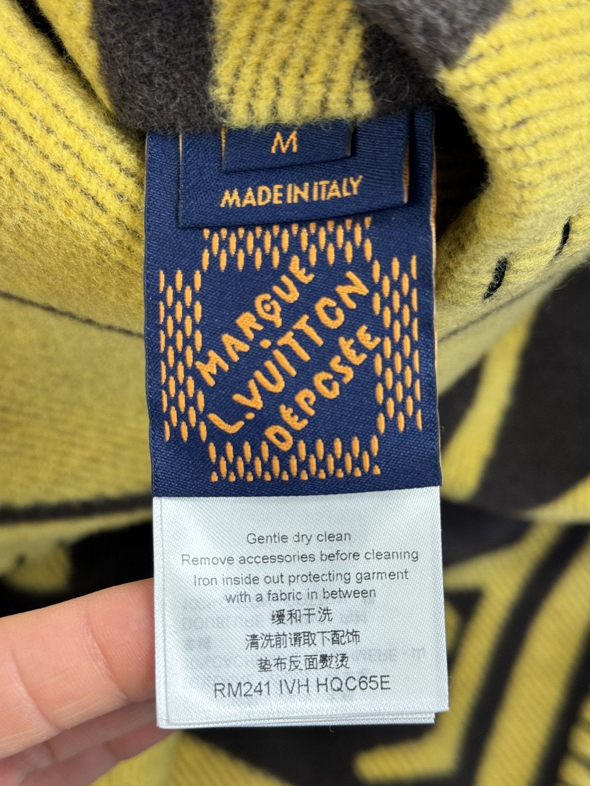 Louis Vuitton WOOL AND CASHMERE BLANKET COAT N- 1AFJXL (RARE) Size US XL / EU 56 / 4 - 8 Thumbnail
