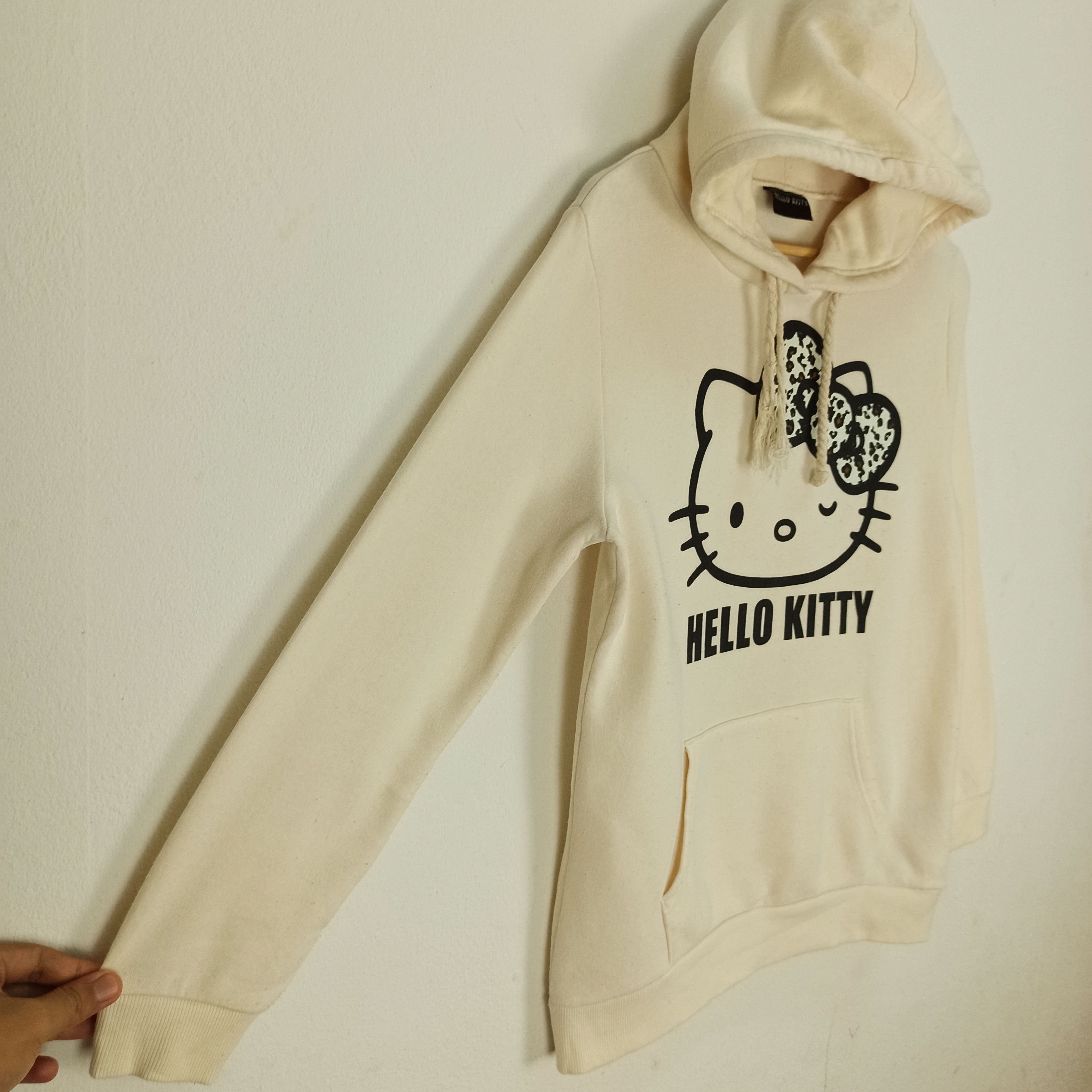 Cartoon Network Rare Hello Kitty Hoodie Size L / US 10 / IT 46 - 2 Thumbnail