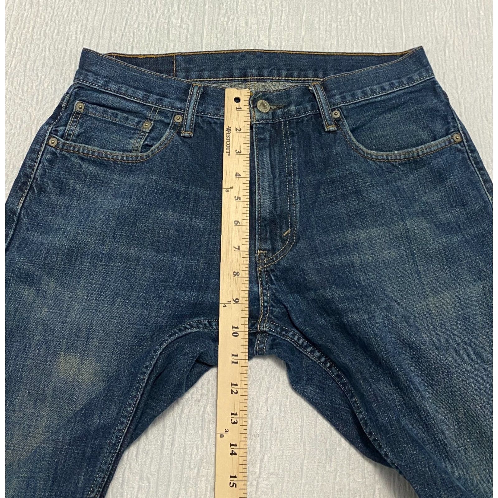 Levi's VINTAGE Levi's 514 Jeans Men's 32x31 Blue Denim 5-Pocket Zip Button Closure Regular Fit Straight Size US 32 / EU 48 - 5 Thumbnail