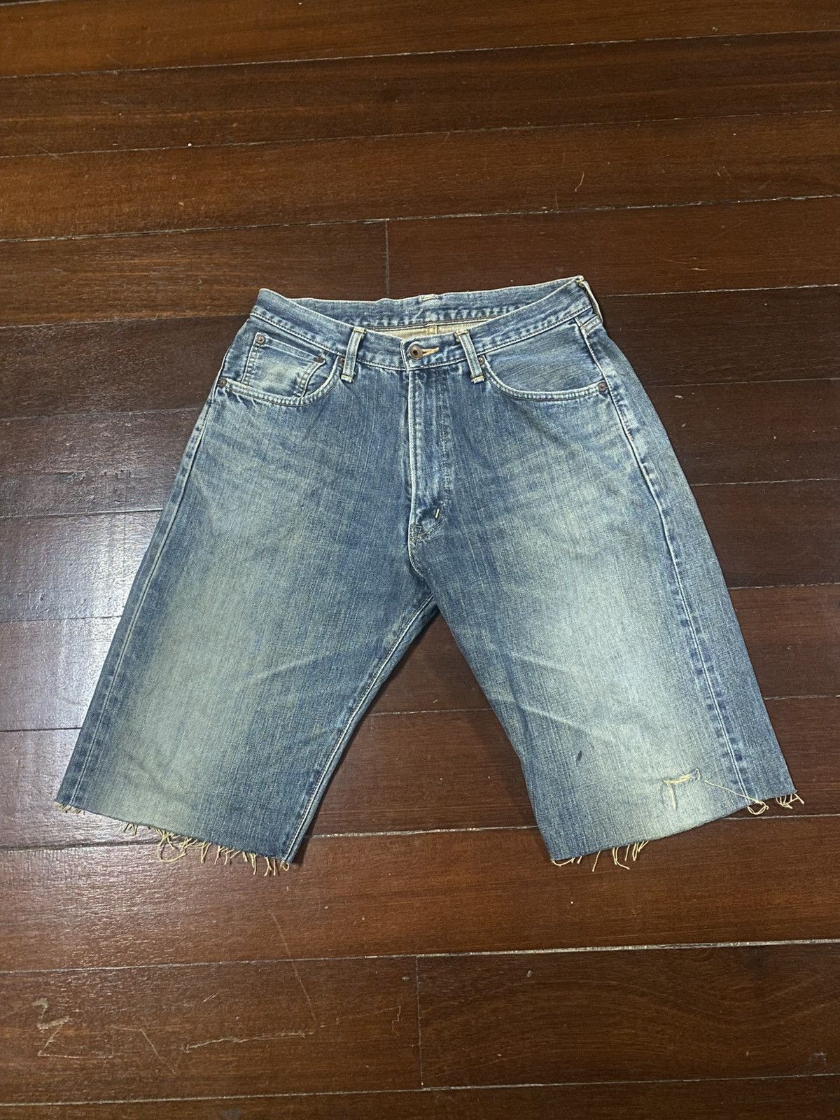 Kapital VINTAGE EDWIN 505 SELVEDGE BAGGY RUSTY DISTRESSED DENIM Size US 32 / EU 48 - 1 Thumbnail