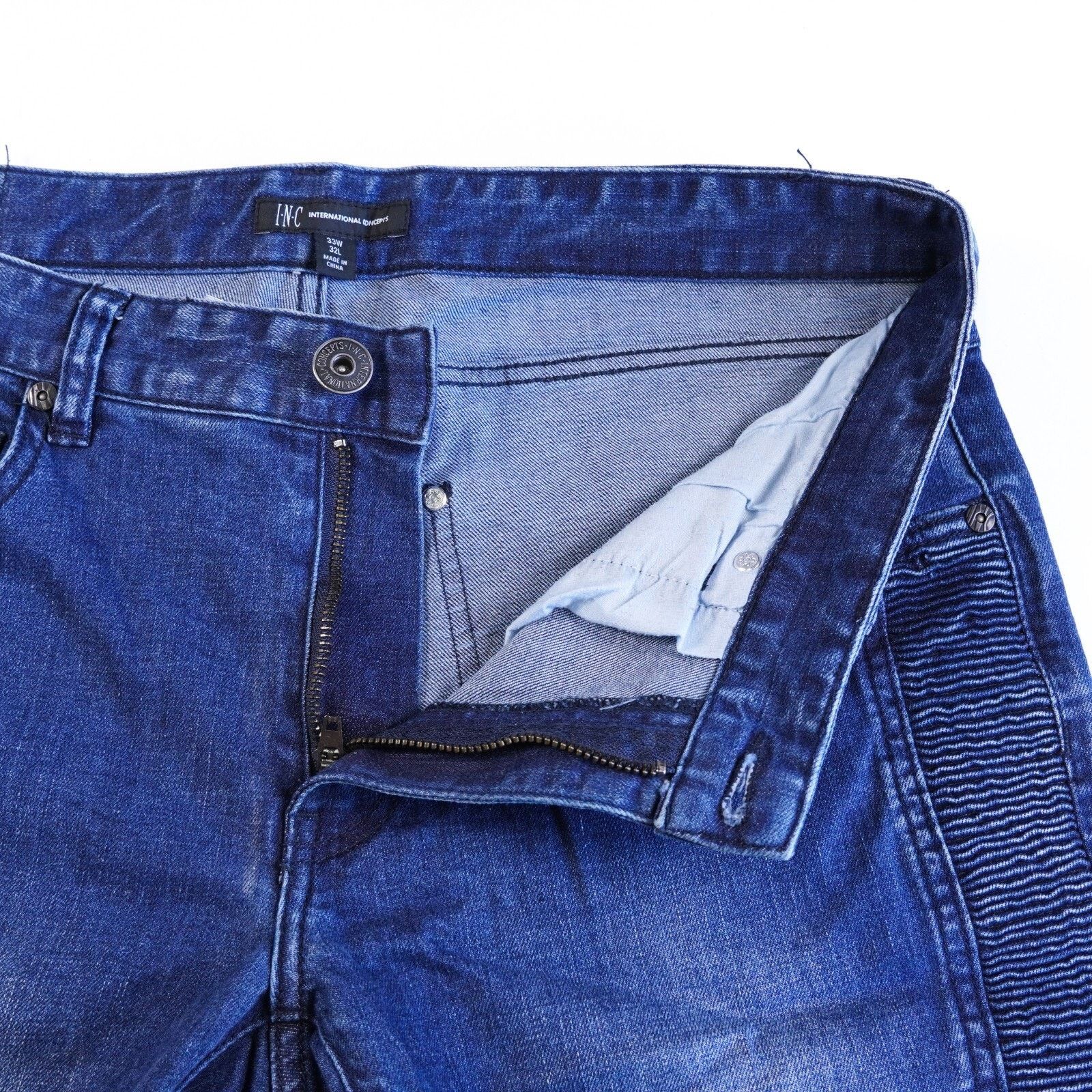 Other Concepts Inc Denim Slim Skinny Jeans Straight Pants W33 L32 Size US 33 - 6 Thumbnail