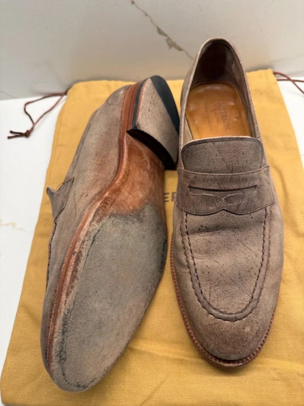 Meermin Meermin - Unlined Kudu Penny loafer 7.5 UK= 8.5 US Size US 8.5 / EU 41-42 - 3 Thumbnail