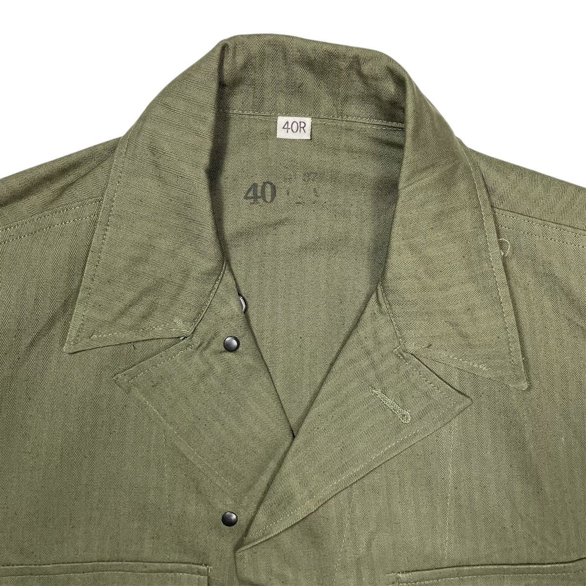 Other 1940s WWII US Army M-43 HBT Jacket - Large (40) Size US L / EU 52-54 / 3 - 3 Thumbnail