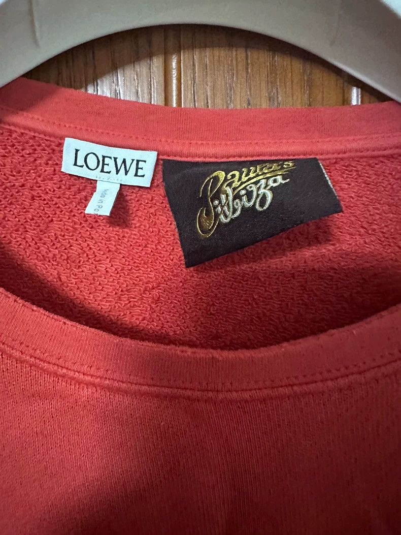 Loewe LOEWE Make an old long-sleeved round-neck hoodie Size US XL / EU 56 / 4 - 3 Thumbnail