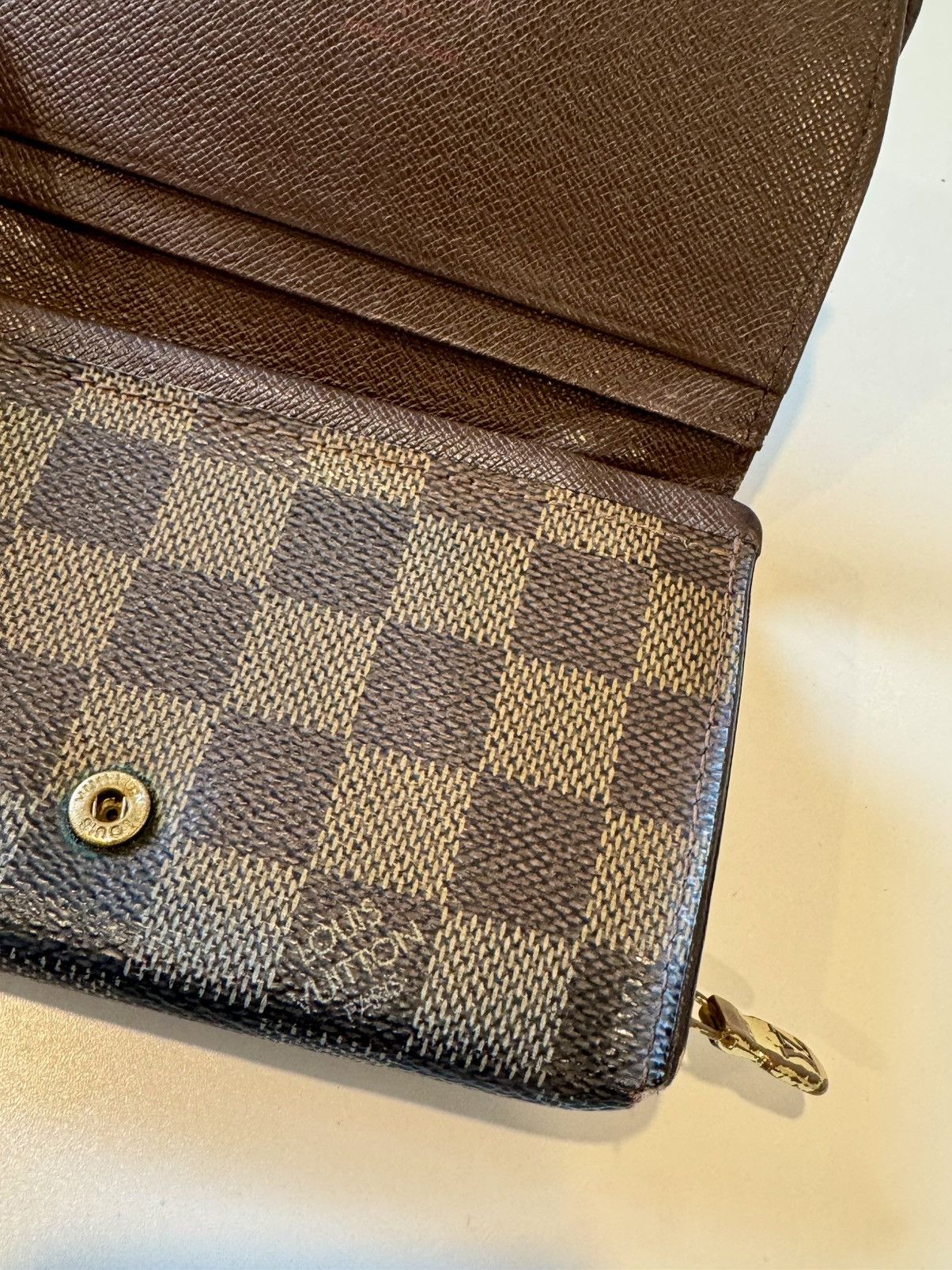 Louis Vuitton × Vintage Vintage Louis Vuitton Tri-Fold Wallet Brown Size ONE SIZE - 3 Thumbnail