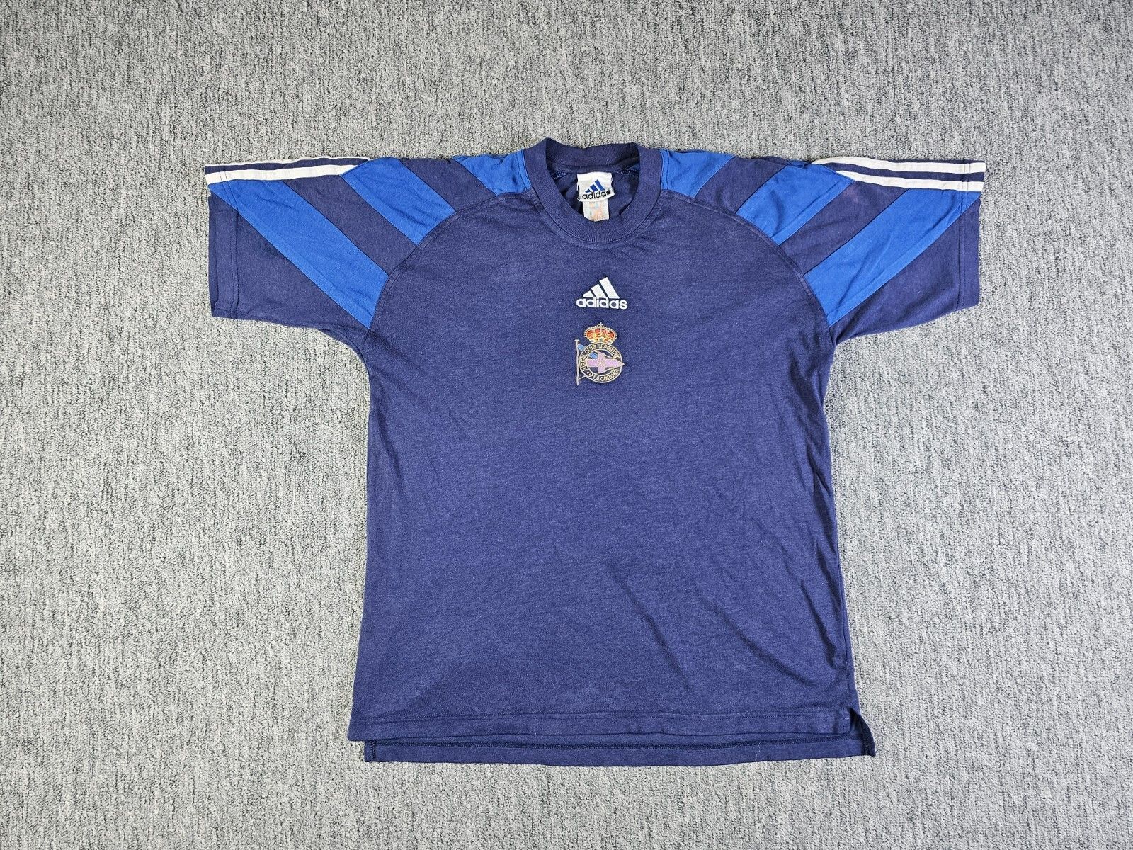 Adidas Vintage 90s Adidas Deportivo La Coruna Training Shirt S Size US S / EU 44-46 / 1 - 2 Thumbnail