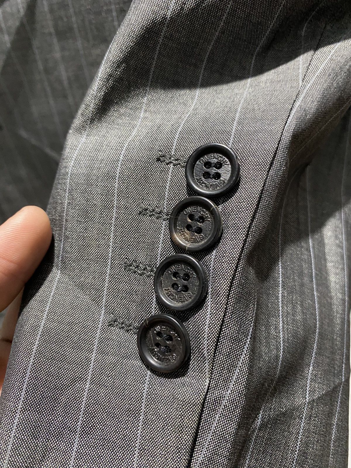 Vintage givenchy stripe blazers luigi botto italy