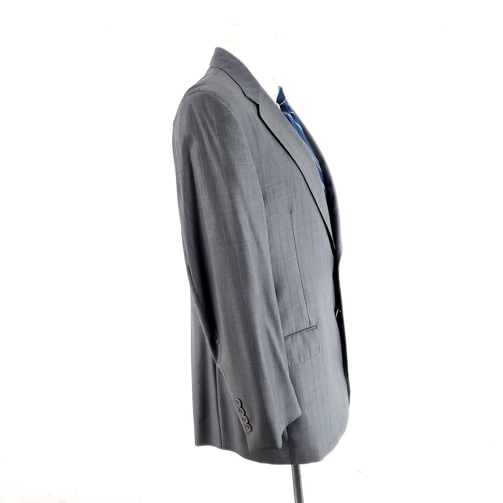 Jos. A. Bank Jos A Bank Signature 150s Wool 2 Button 2 Piece Suit 40R Gra Size 40R - 7 Thumbnail