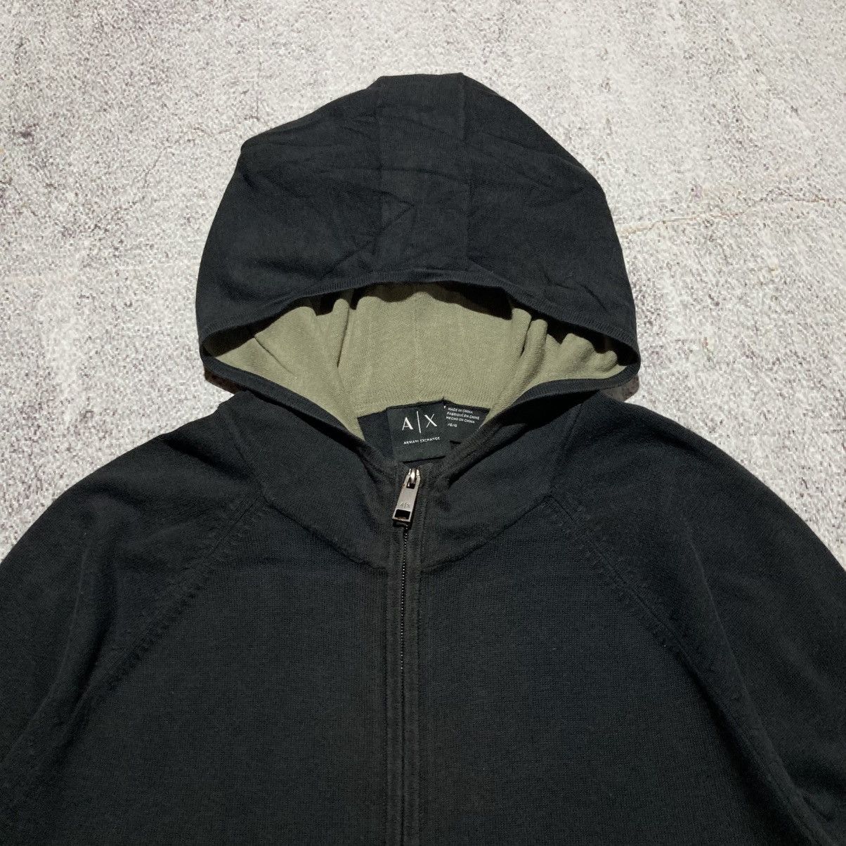 Armani Exchange Armani Exchange Logo Slevee Taped Ziphoodie Black Luxury Size US L / EU 52-54 / 3 - 3 Thumbnail