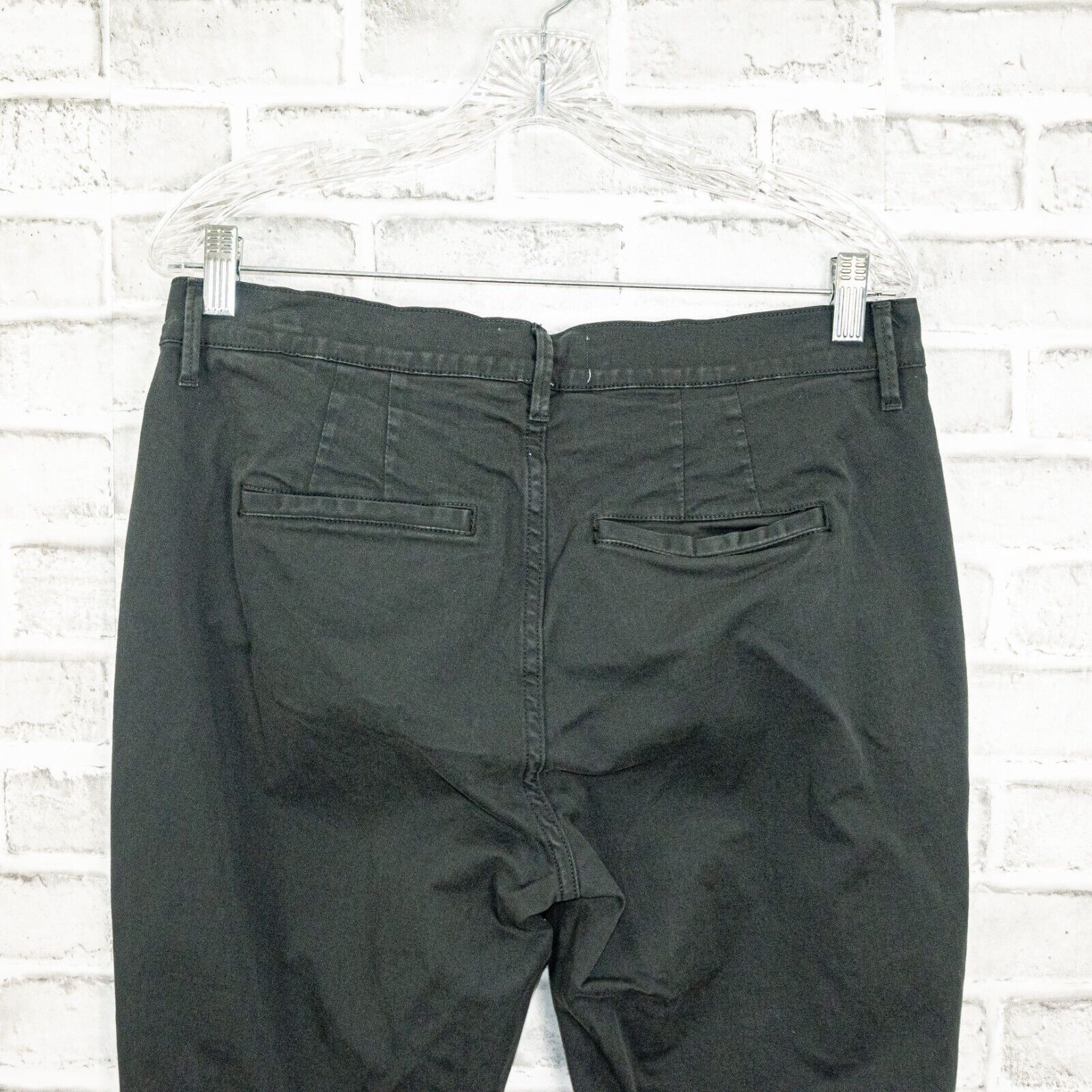 Frame Frame Denim Size 28 Le Beau Cropped Chino Pants Washed Black Size 28" / US 6 / IT 42 - 5 Thumbnail