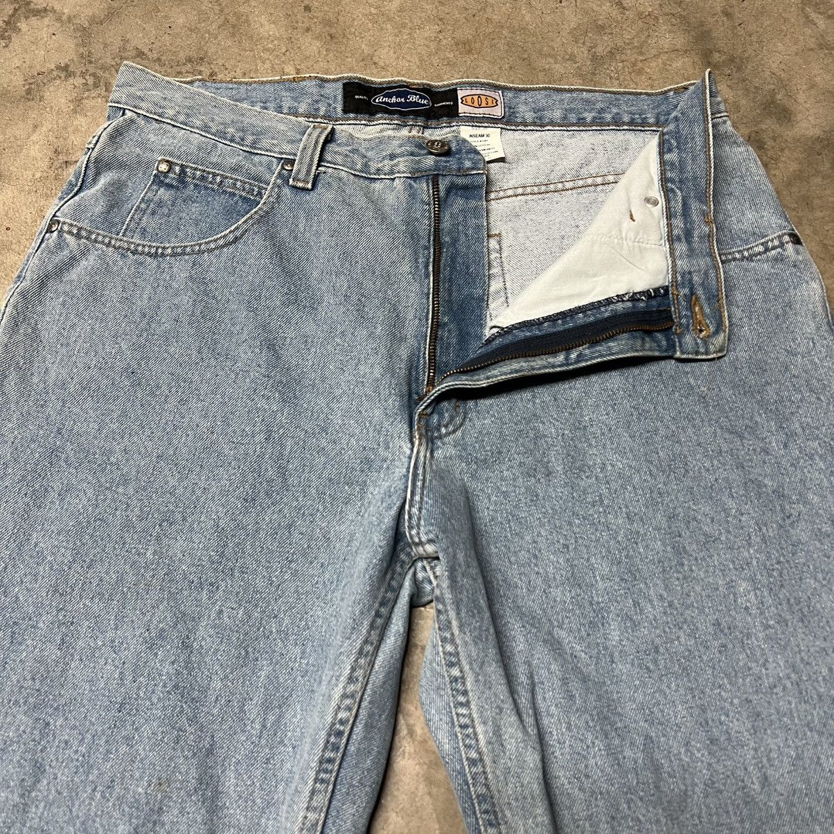Anchor Blue × JNCO × Southpole Vintage 2000’s Anchor Blue BAGGY Denim Jeans Size US 36 / EU 52 - 5 Thumbnail