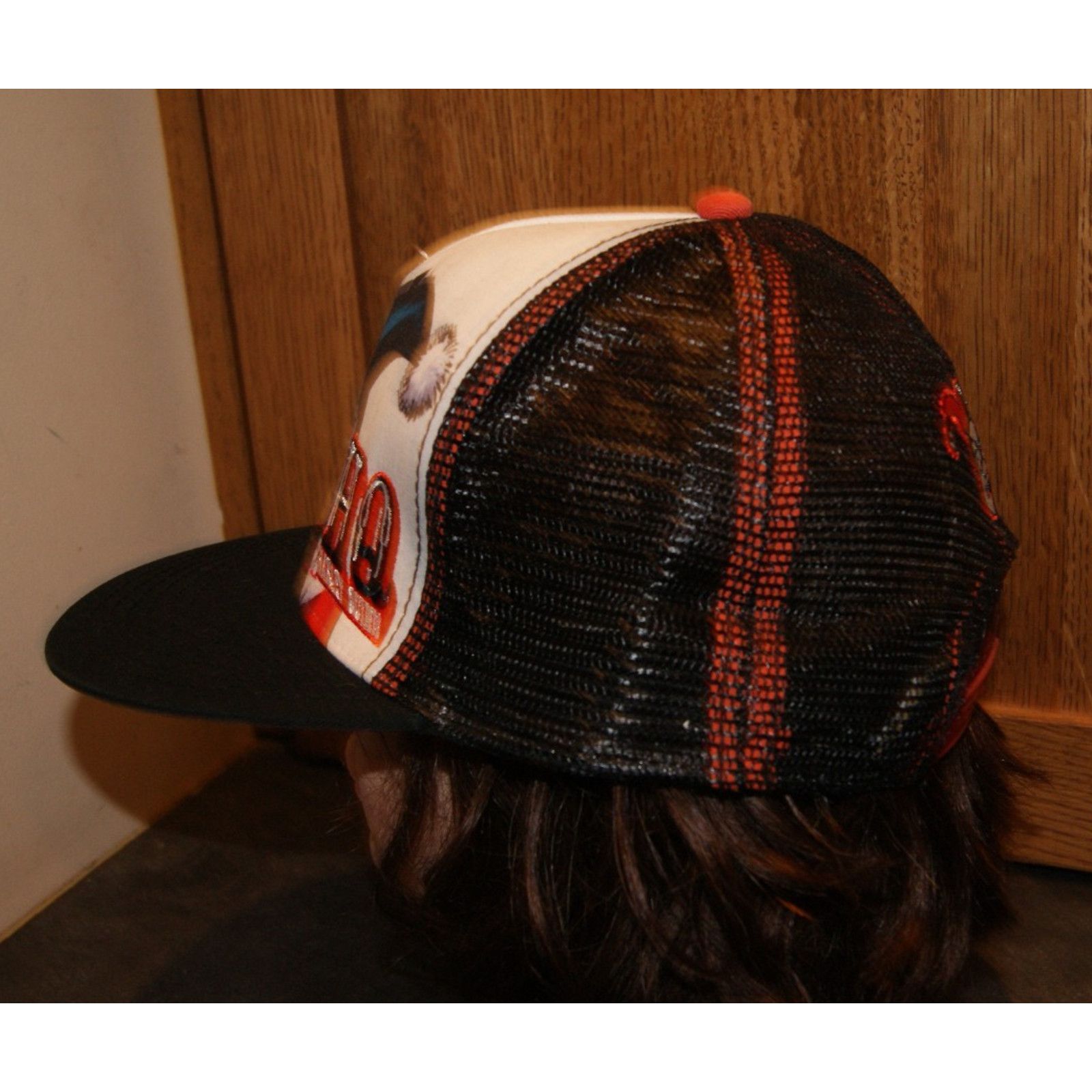 DC Comics DC Comics Harley Quinn Mens Snap Hat Trucker Flat Bill Cap Size ONE SIZE - 5 Thumbnail