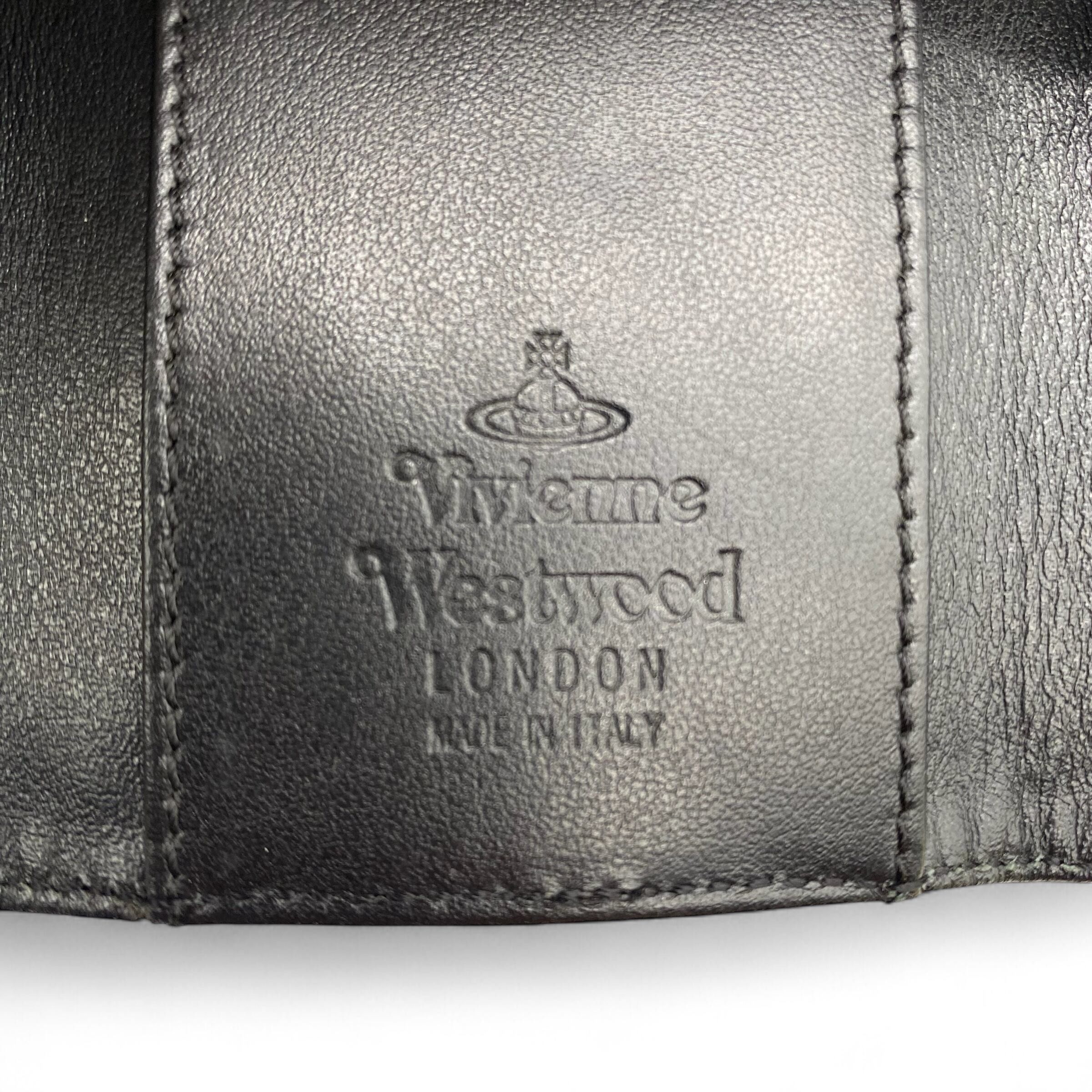 Vivienne Westwood Vivienne Westwood ORB Leather Key Case Black Size ONE SIZE - 5 Thumbnail