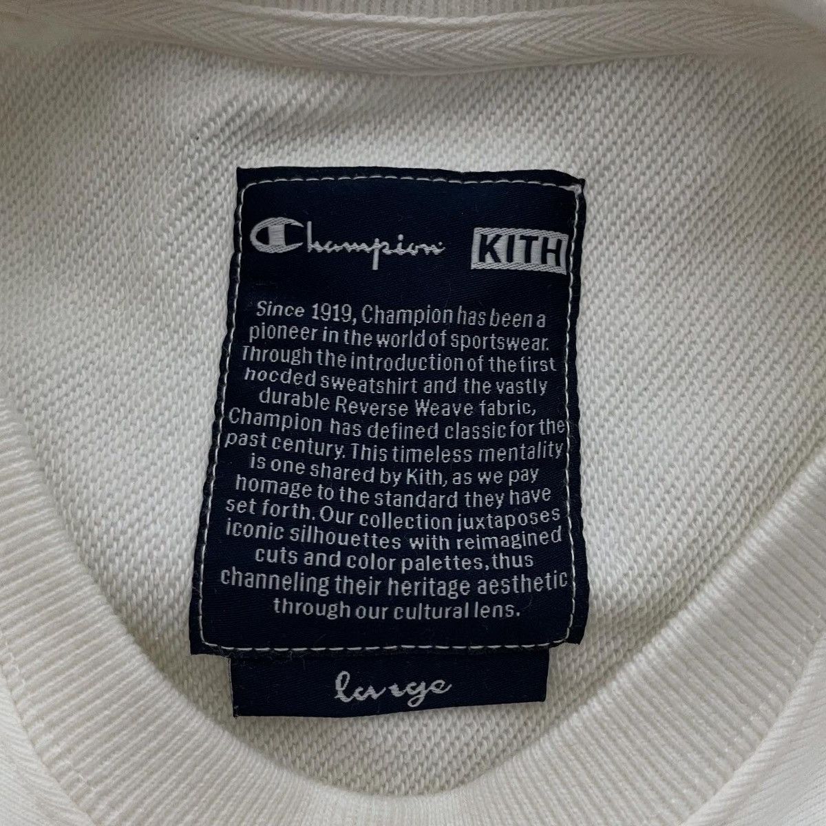 Champion × Kith Champion Kith Embroidered Heavyweight Sweatshirt Size US L / EU 52-54 / 3 - 3 Thumbnail
