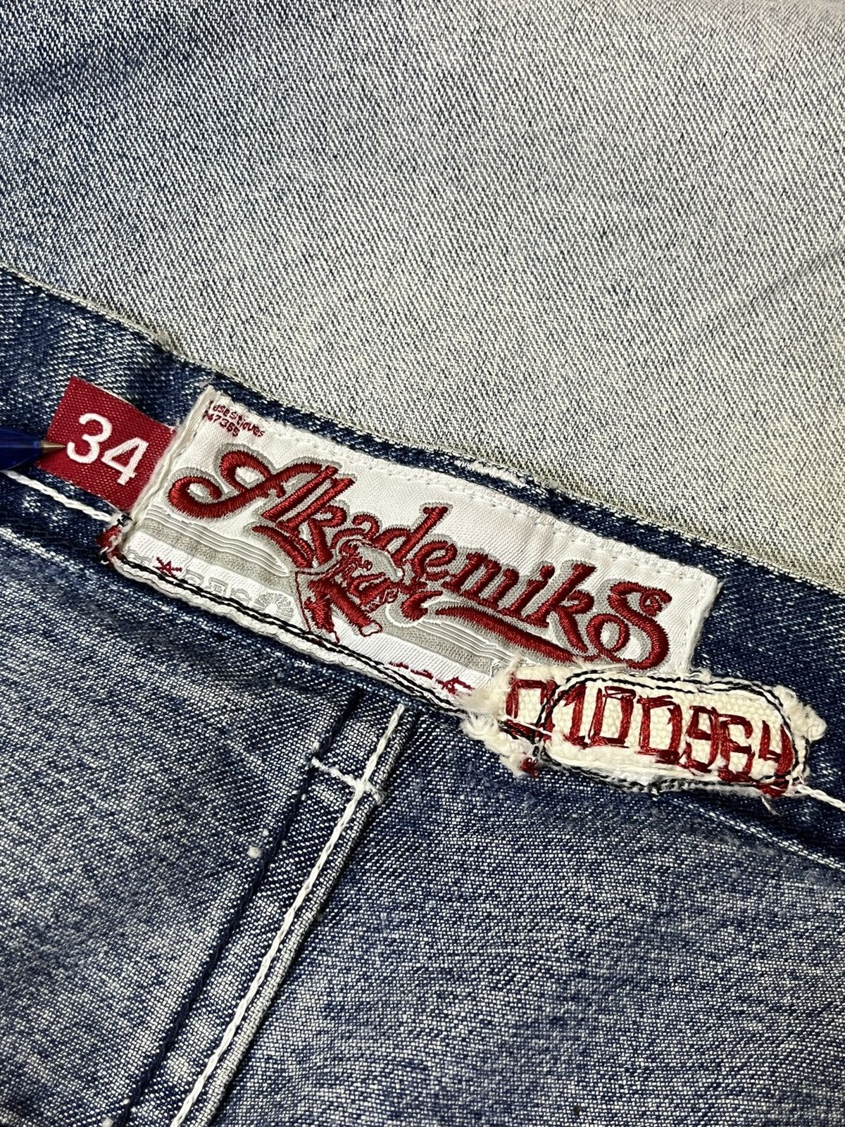 Akademiks BAGGY🔥VINTAGE AKADEMIKS MOOSY BAGGY INSPIRED JNCO JEANS Size US 35 - 21 Thumbnail