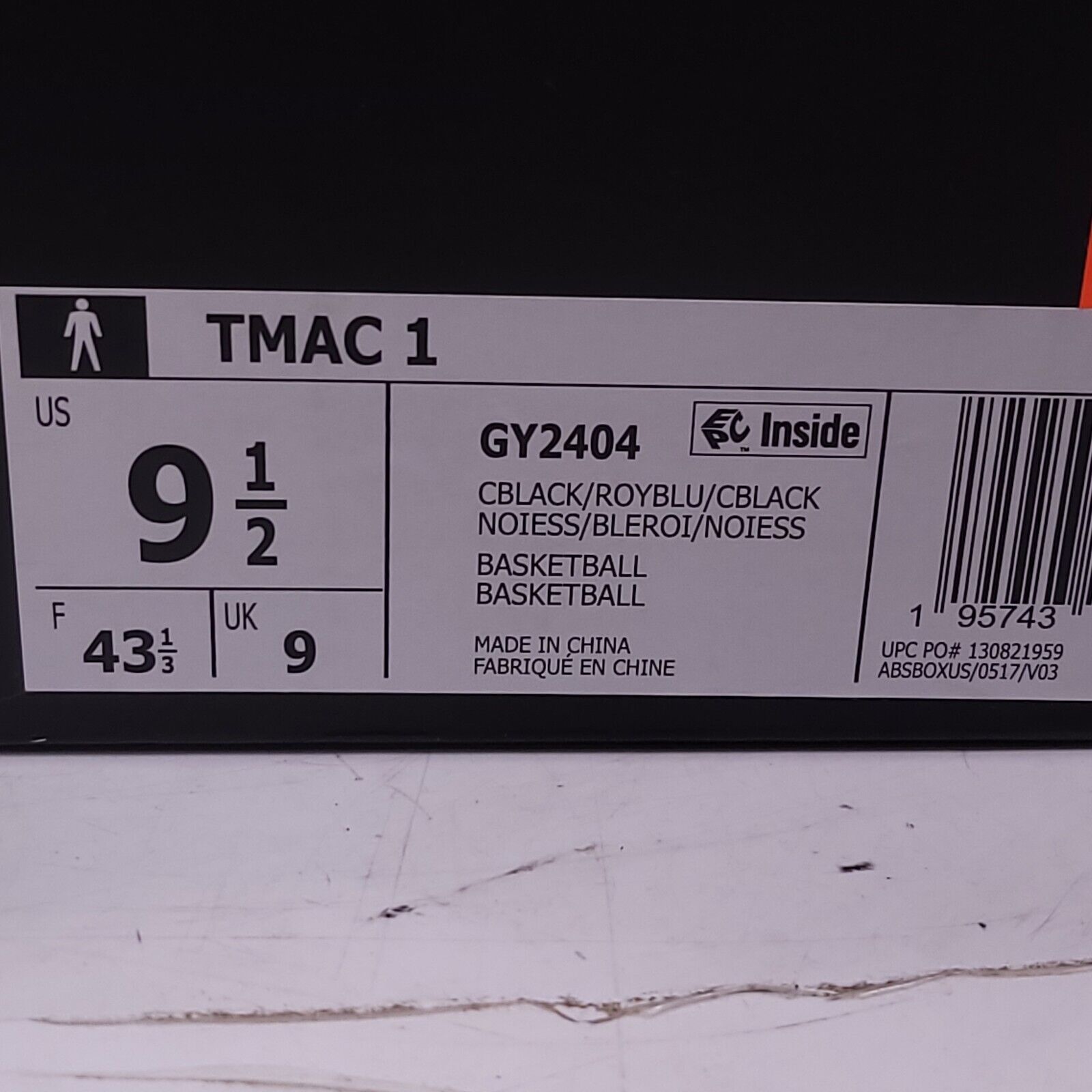 Adidas Adidas T-Mac 1 Basketball Shoe Mens Size 9.5 GY2404 Black Size US 9.5 / EU 42-43 - 9 Thumbnail
