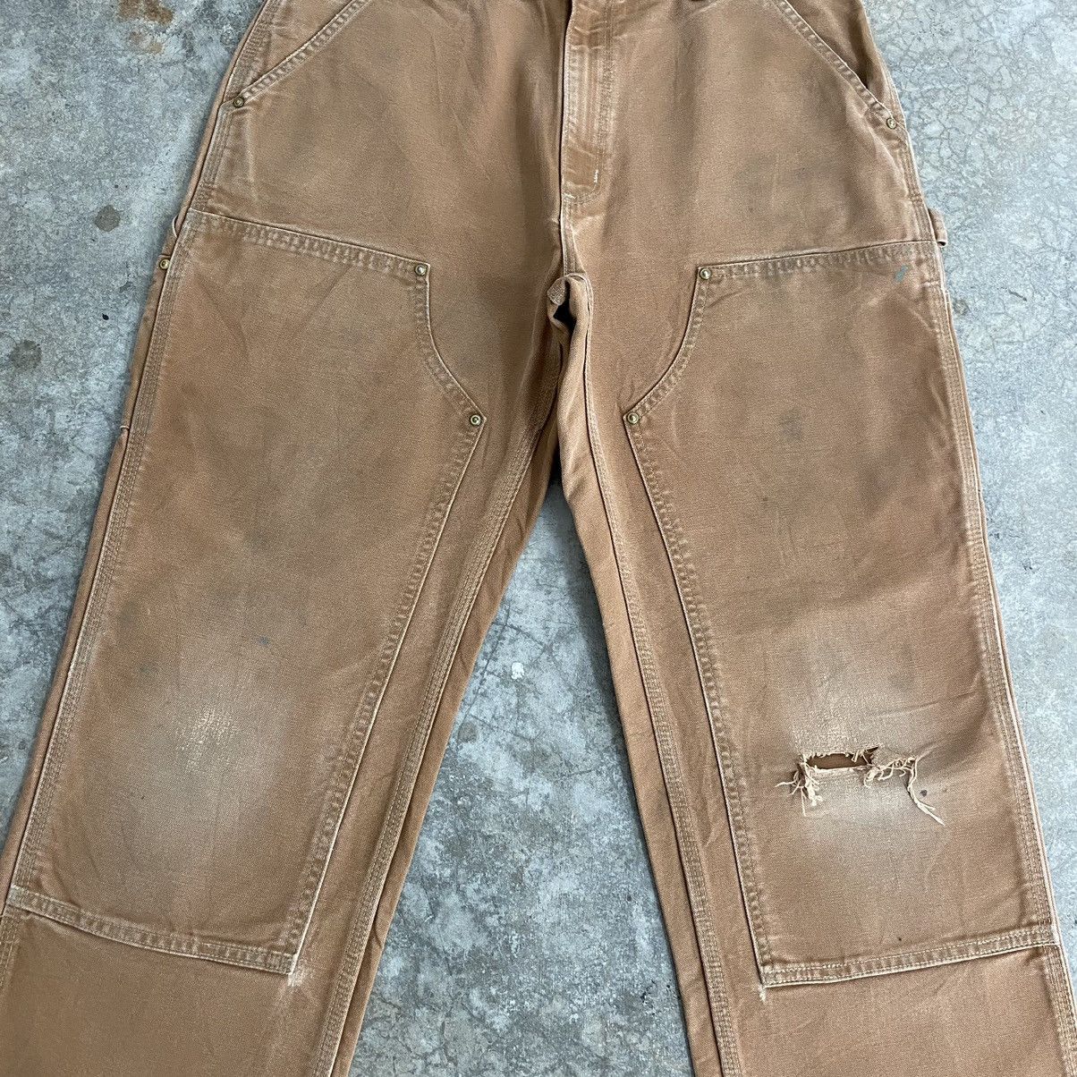 Carhartt Vintage Carhartt Double Knee Ripped Carpenter Work Pants Size US 33 - 4 Thumbnail
