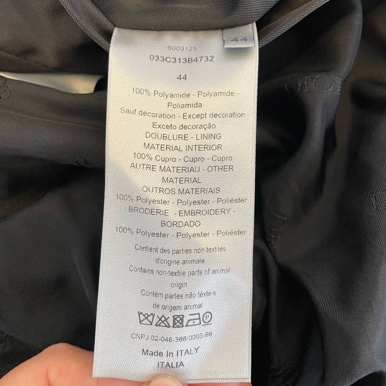 Dior DiorLOGO nylon parka on the back coat 2503-Nextarrow Size US S / EU 44-46 / 1 - 5 Thumbnail