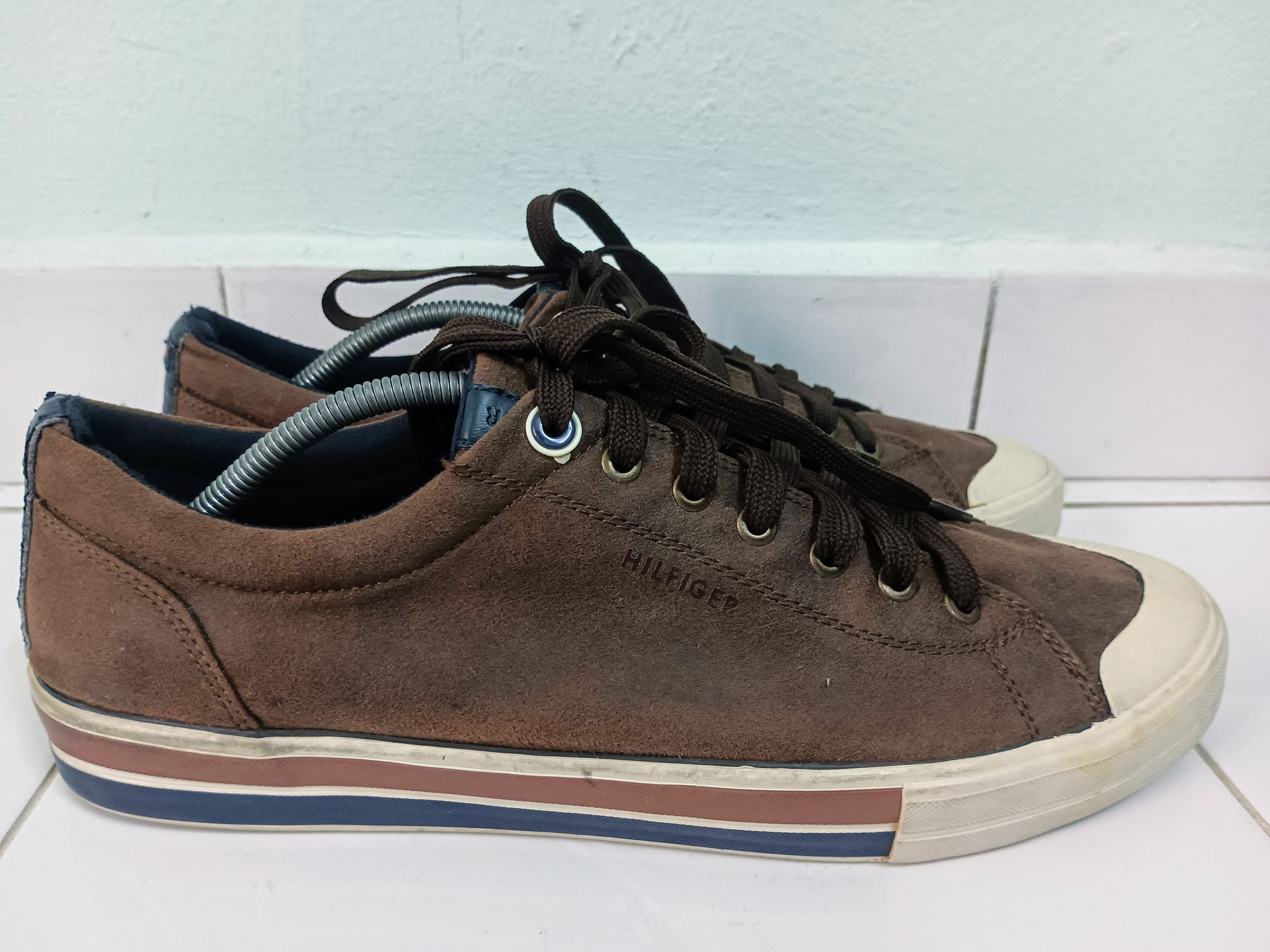 Tommy Hilfiger Tommy Hilfiger Men’s Reno2 Sneaker Canvas Brown Shoe Size US 11 / EU 44 - 2 Thumbnail