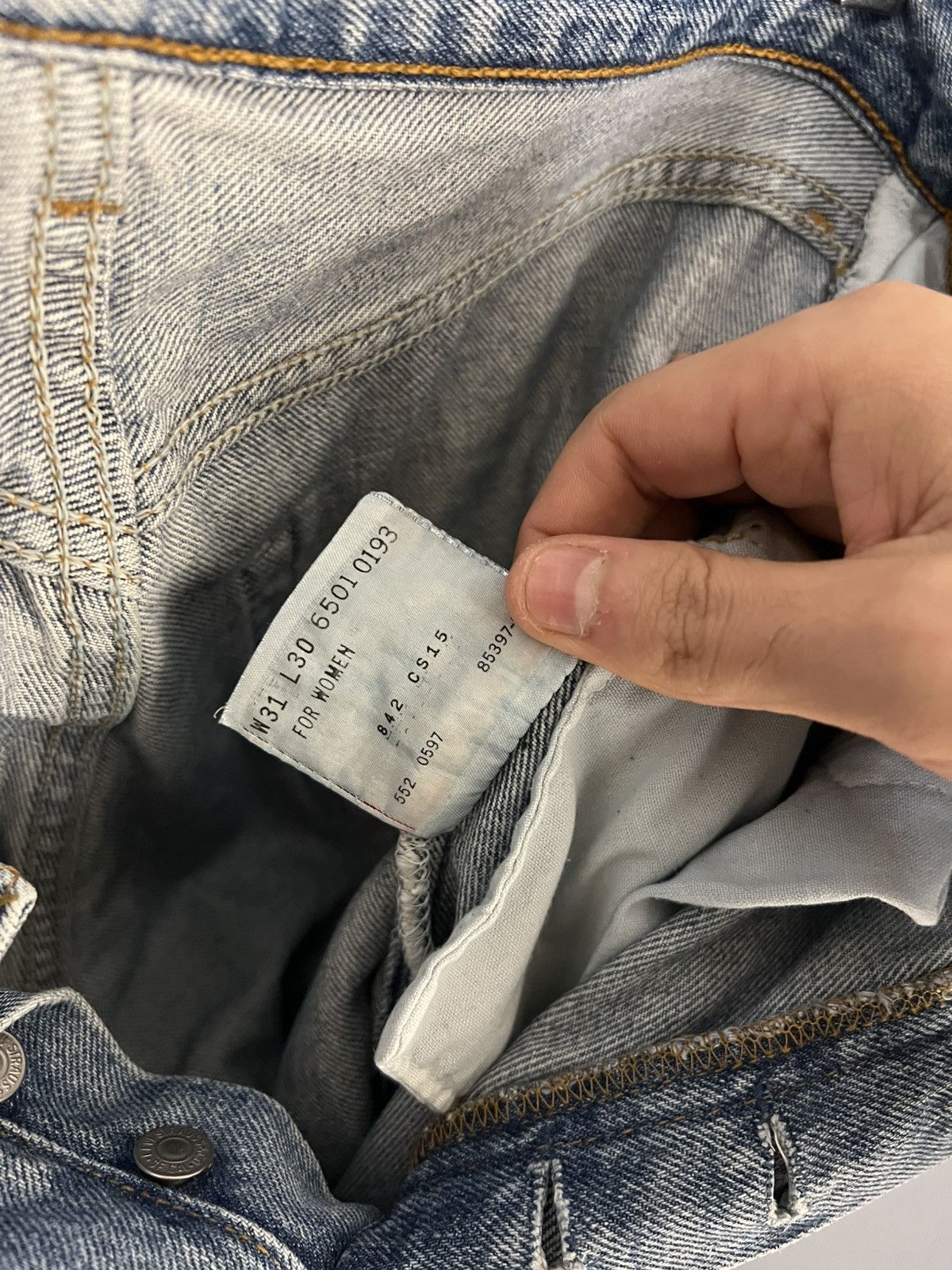 Levi's Made & Crafted VINTAGE LEVIS 501 MADE IN USA DENIM JEANS RETRO DESIGNER 90s Size US 31 - 9 Thumbnail
