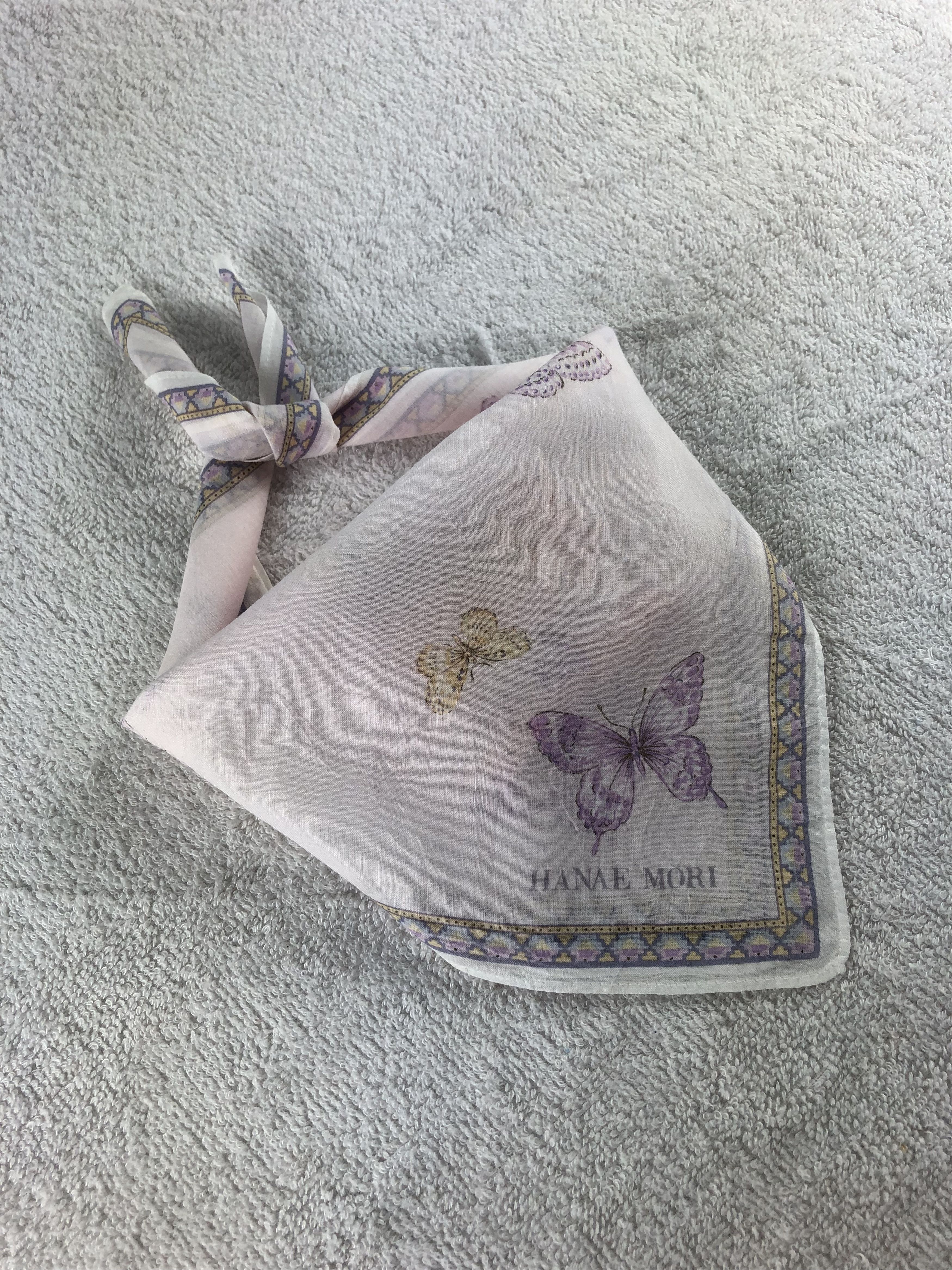 Hanae Mori × Japanese Brand × Vintage Hanae Mori Handkerchief / Bandana / Neckerchief Size ONE SIZE - 1 Thumbnail
