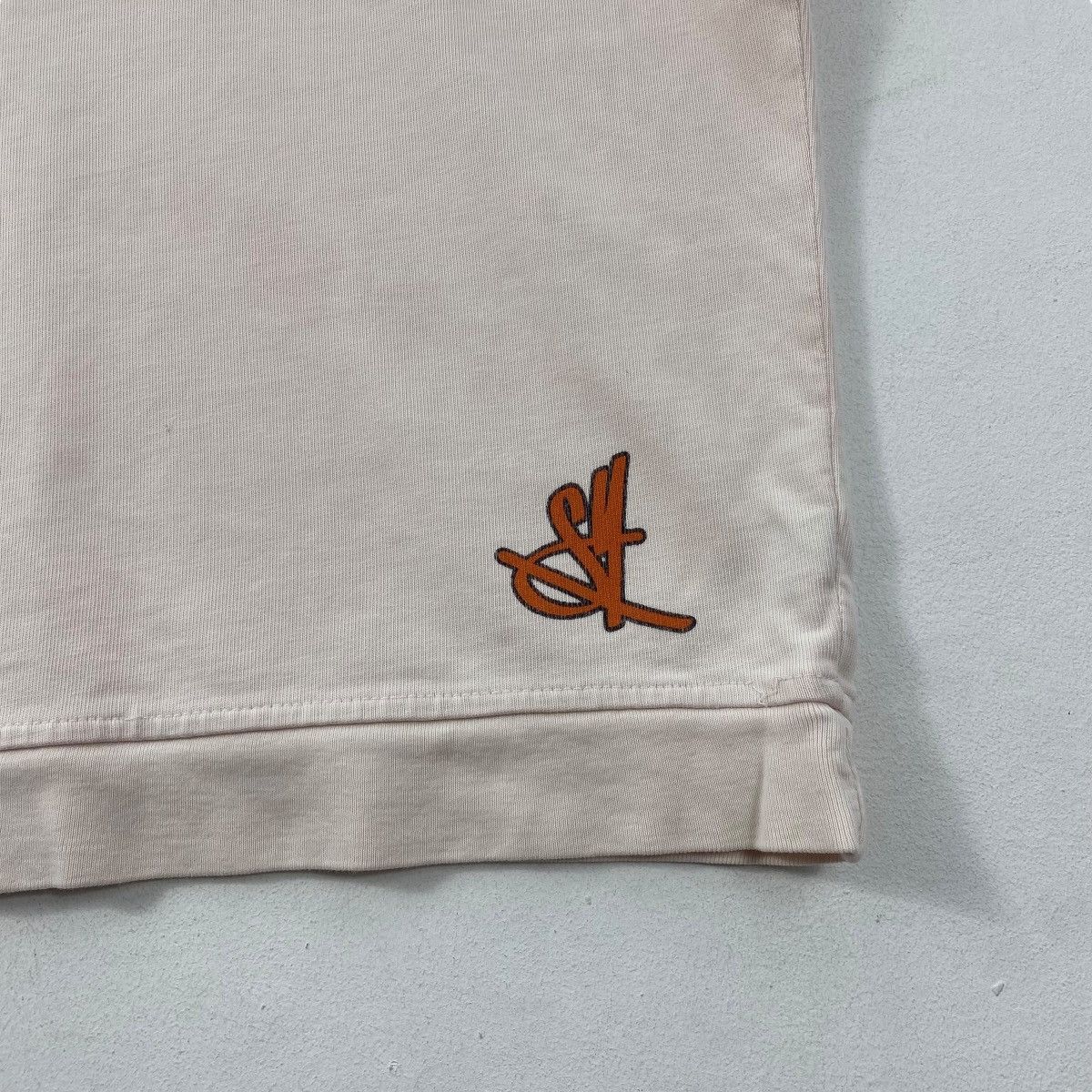 Stussy × Vintage Vintage 00's STUSSY Basic Blank Small Logo Distressed Tee Size US S / EU 44-46 / 1 - 2 Thumbnail