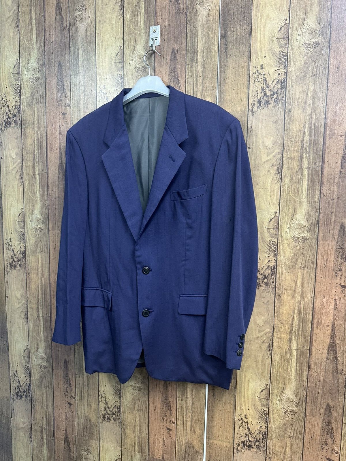 Issey Miyake Vintage Issey Miyake Blazer Faded Purple Jacket Z34 Size 40L - 2 Thumbnail