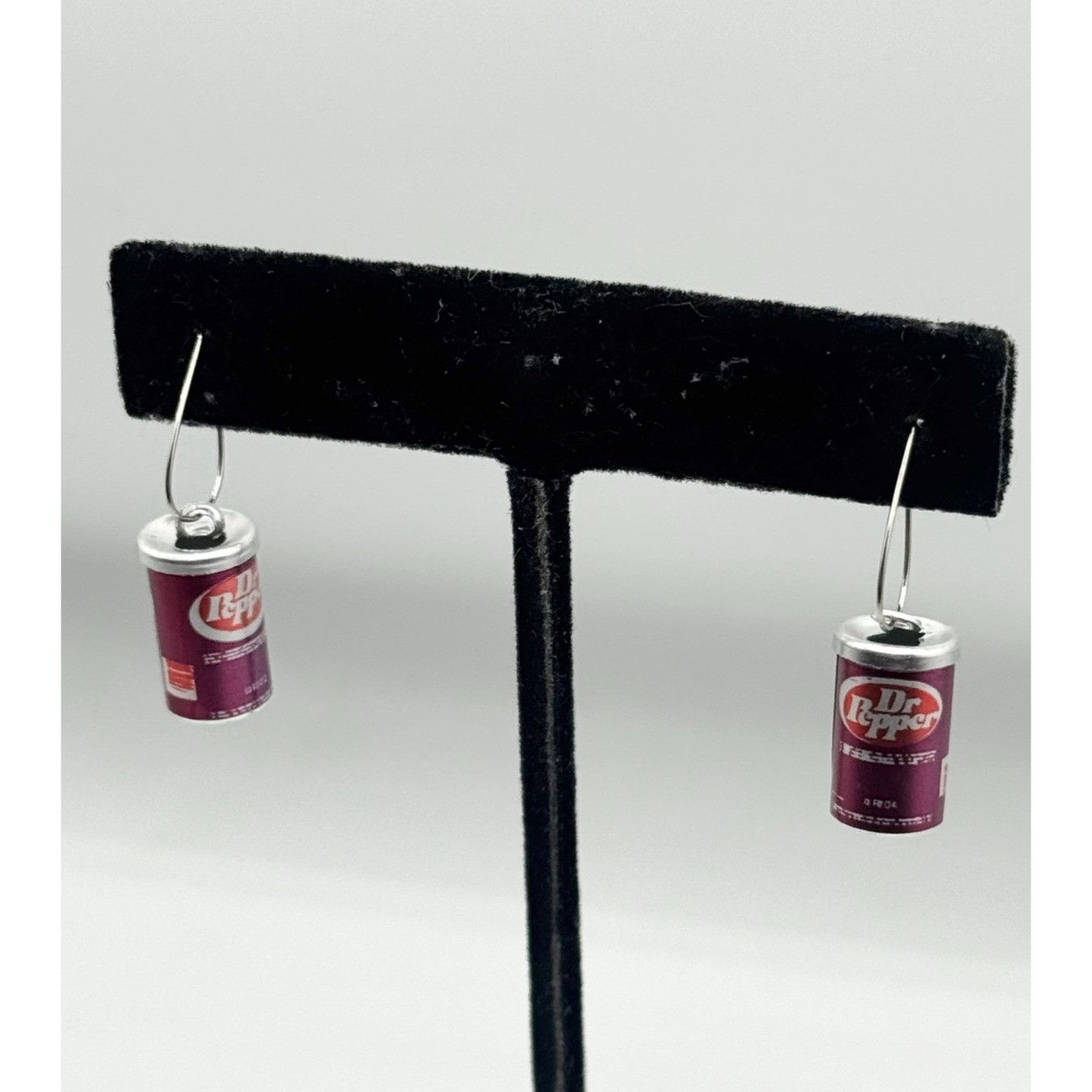Vintage Vintage Dr. Pepper Soda Can Dangle Earrings Size ONE SIZE - 1 Thumbnail