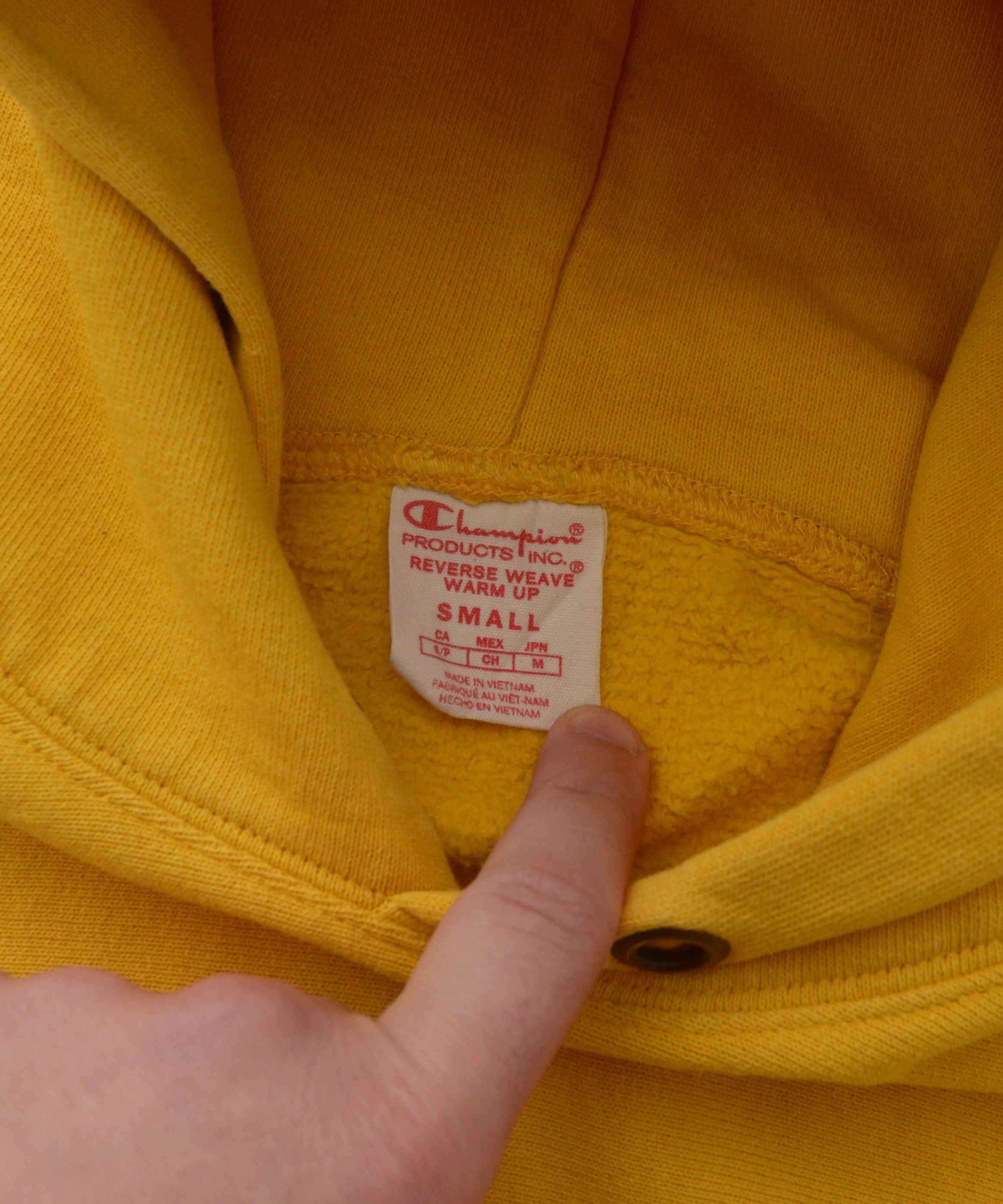 Champion Champion Premium Reverse Weave Big Logo Hoodie yellow UNISEX Size US S / EU 44-46 / 1 - 11 Thumbnail