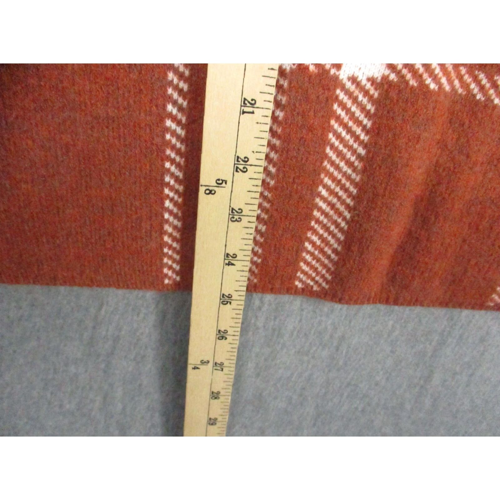 Vintage TRIBAL Women's Large Plaid Crew Neck Sweater Pullover Size L / US 10 / IT 46 - 5 Thumbnail