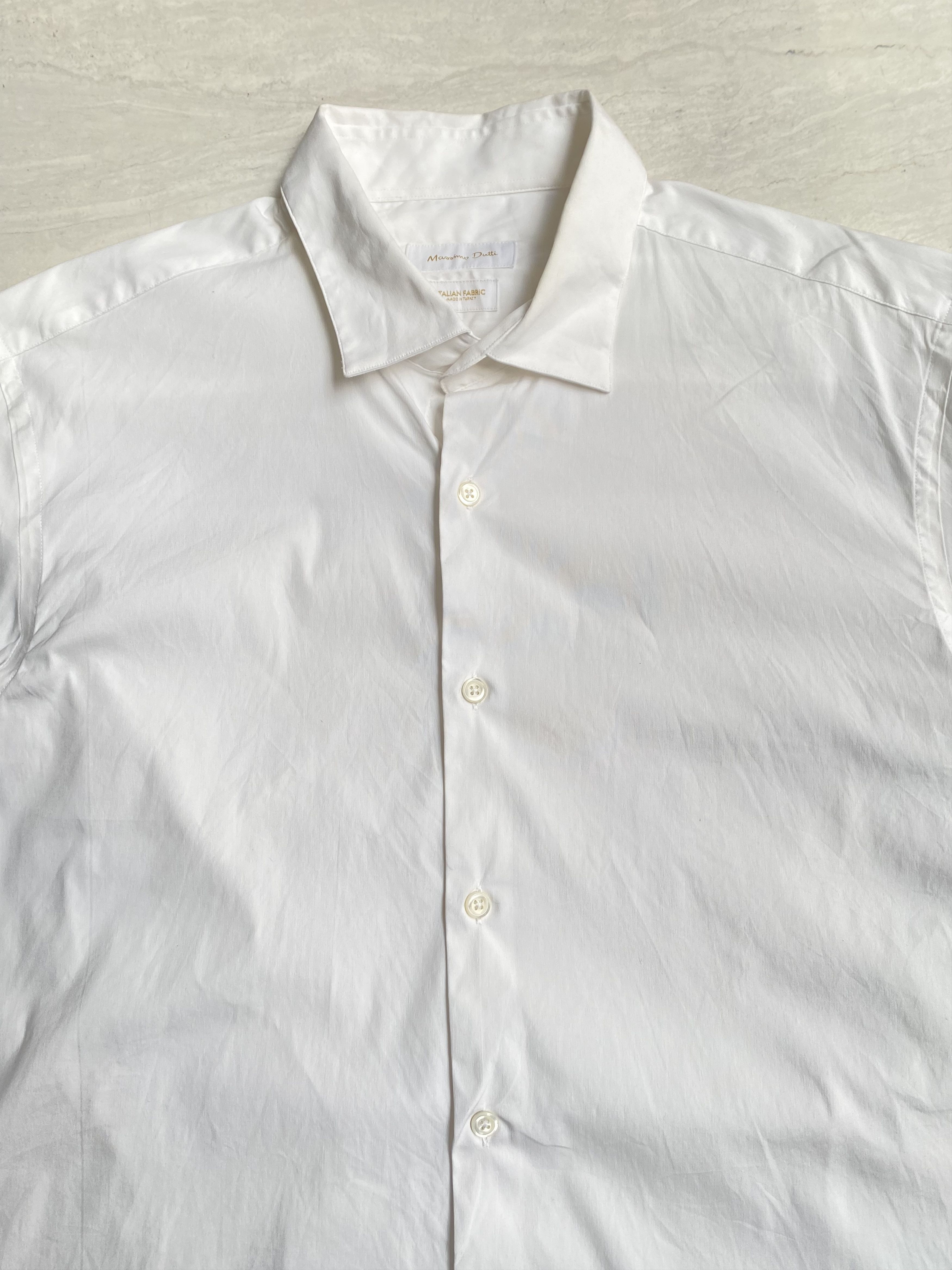 Mossimo MOSSIMO DUTTI White Shirt Size US L / EU 52-54 / 3 - 3 Thumbnail