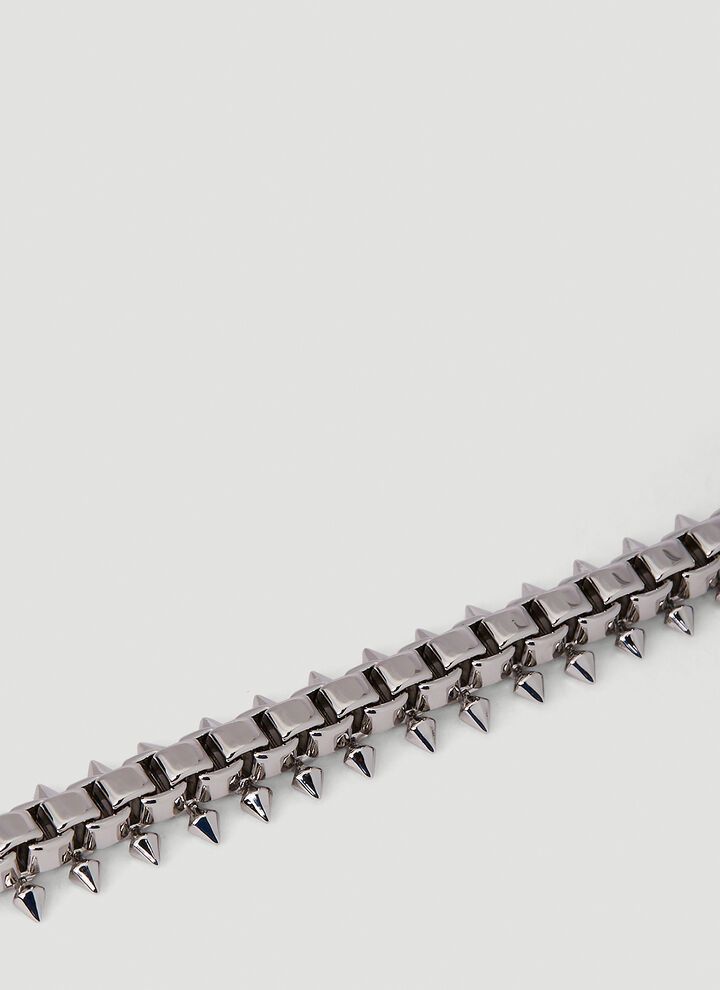 Saint Laurent Paris o1bcso1str1224 Size: OS/Short Chain Necklace in Silver Size ONE SIZE - 3 Thumbnail