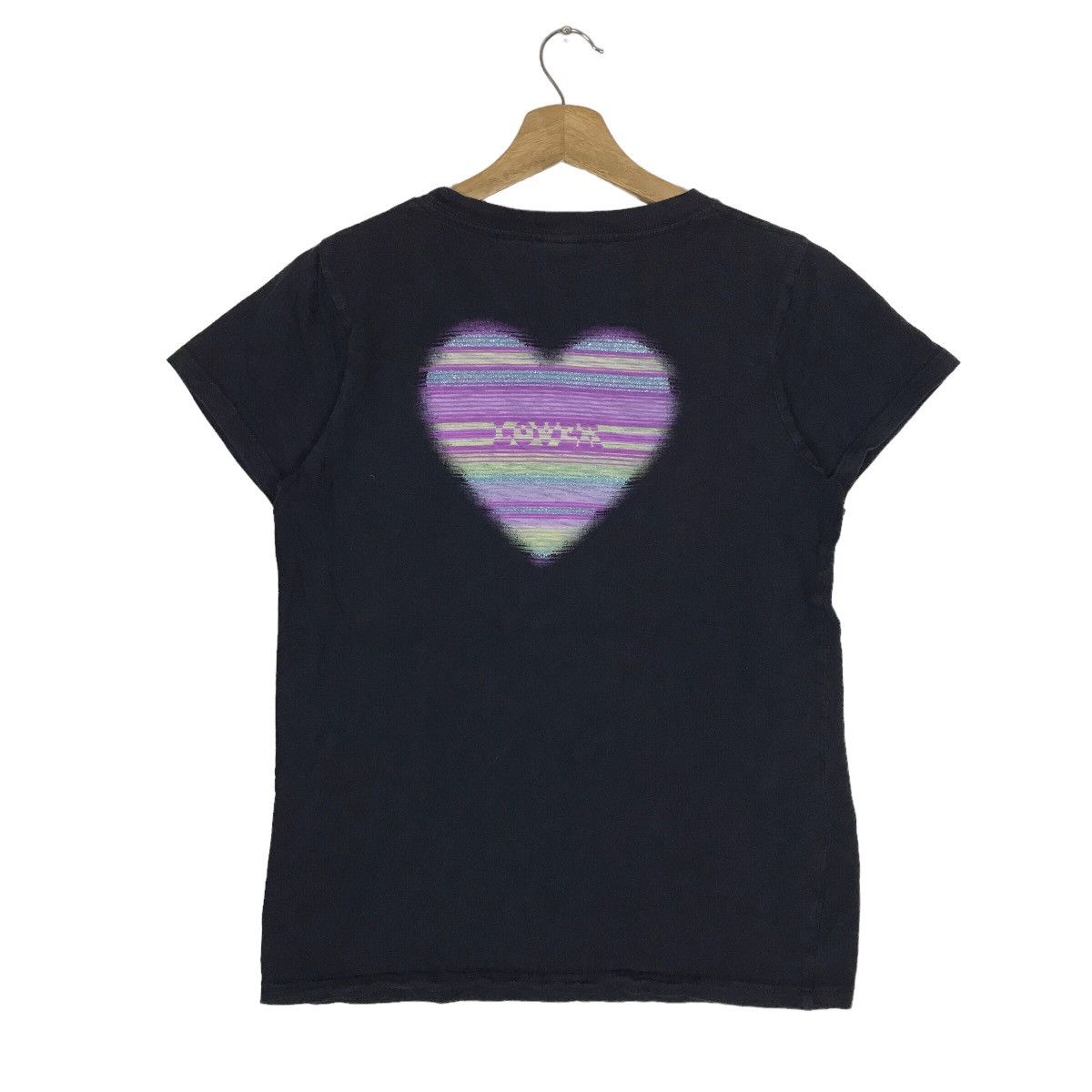 Vintage Vintage 90s Roxy Surfing Love Stencil Tee Shirt Size M / US 6-8 / IT 42-44 - 6 Thumbnail