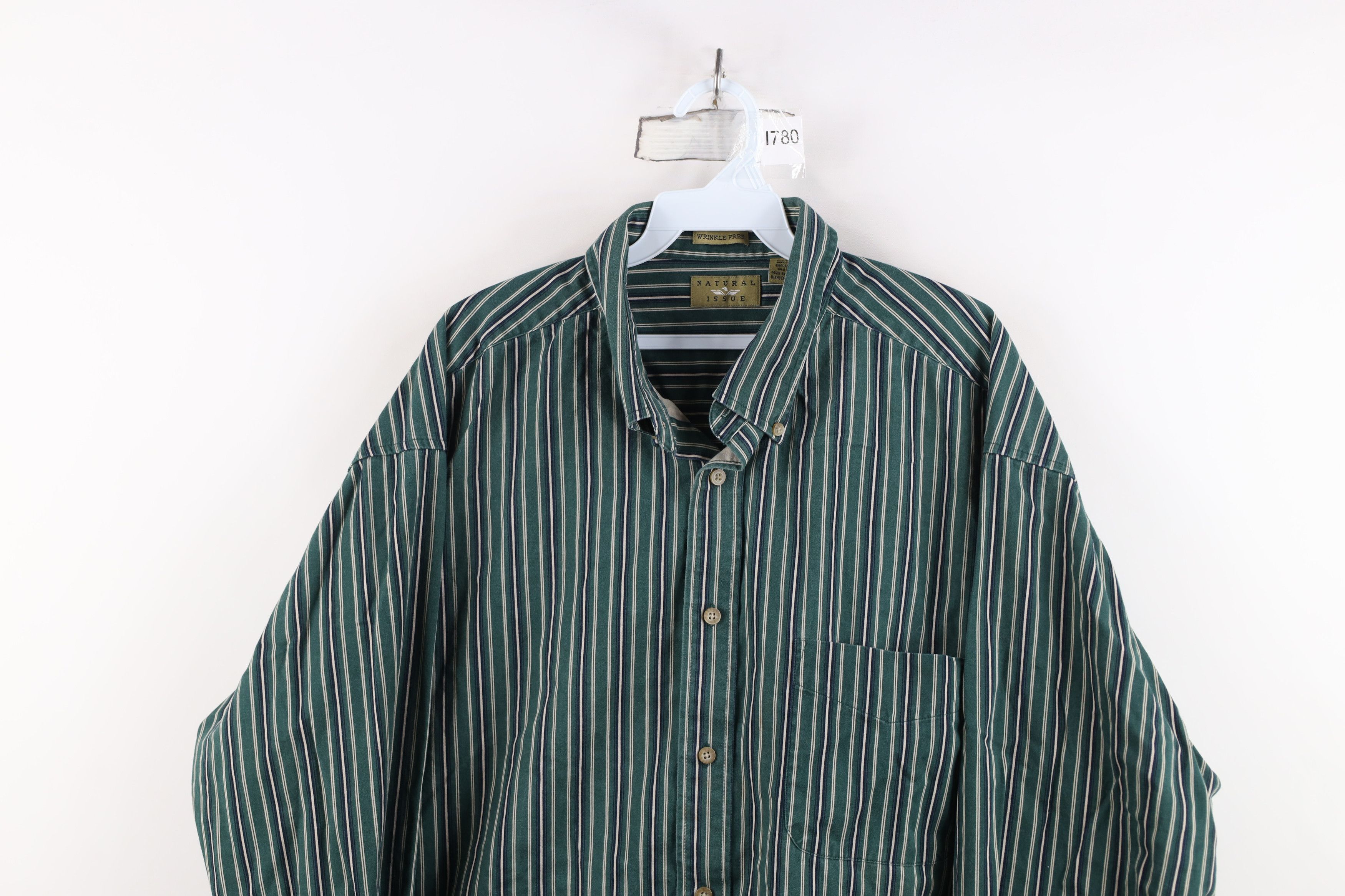 Vintage Vintage 90s Y2K Streetwear Heavy Collared Button Down Shirt Size US XXL / EU 58 / 5 - 2 Thumbnail