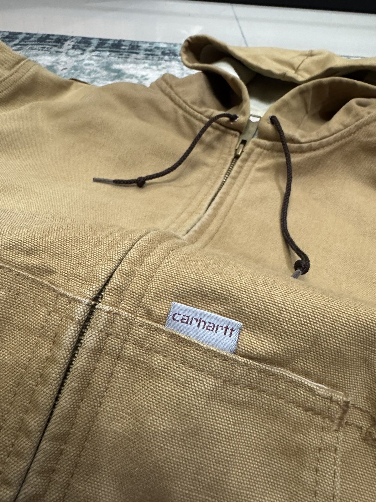 Carhartt VINTAGE 90s CARHARTT CHORE HOODIE INSULATED JACKET Size US XL / EU 56 / 4 - 3 Thumbnail