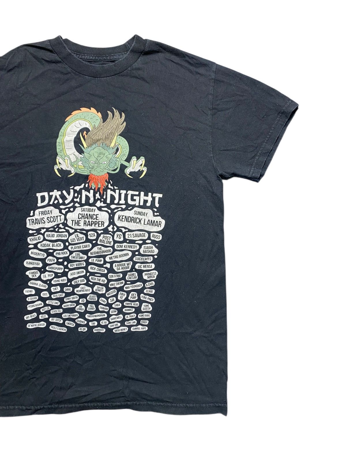 Band Tees VINTAGE BAND TEE DAY NIGHT CONCERT TRAVIS SCOTT KENDRICK TEE Size US S / EU 44-46 / 1 - 4 Thumbnail