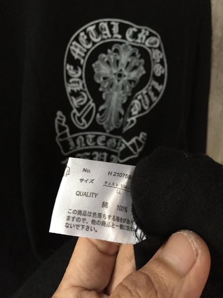 Japanese Brand JAPANESE BULLET NOISE LIKE A CHROME HEARTS DESIGN LONGSLEEVE Size US L / EU 52-54 / 3 - 9 Thumbnail