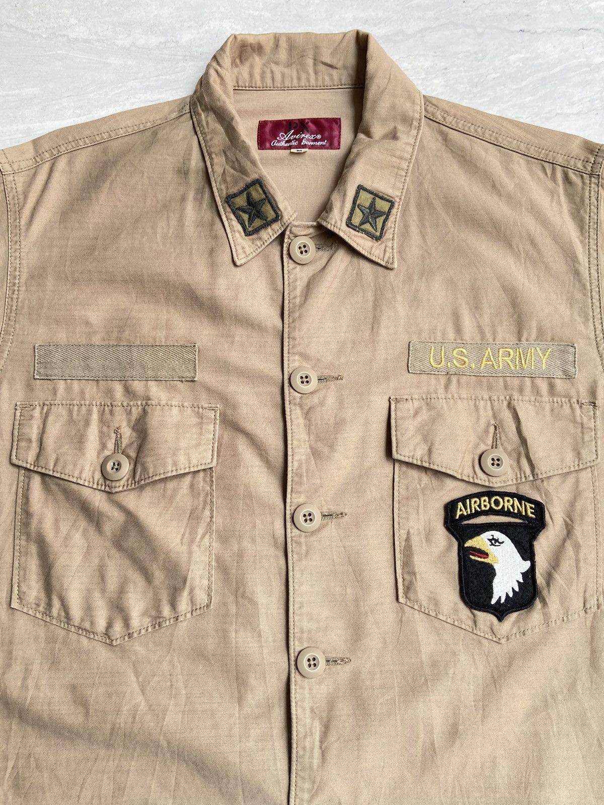 Avirex AVIREX U.S. ARMY Brown Jacket Size US M / EU 48-50 / 2 - 8 Thumbnail
