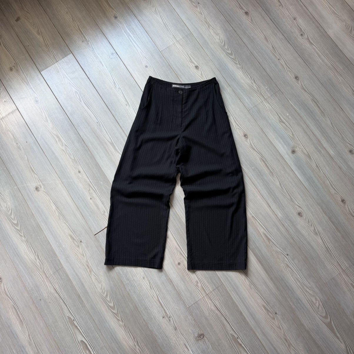 Rundholz Rundholz Avantgarde Wide Leg Striped Trousers Size 26" / US 2 / IT 38 - 1 Thumbnail