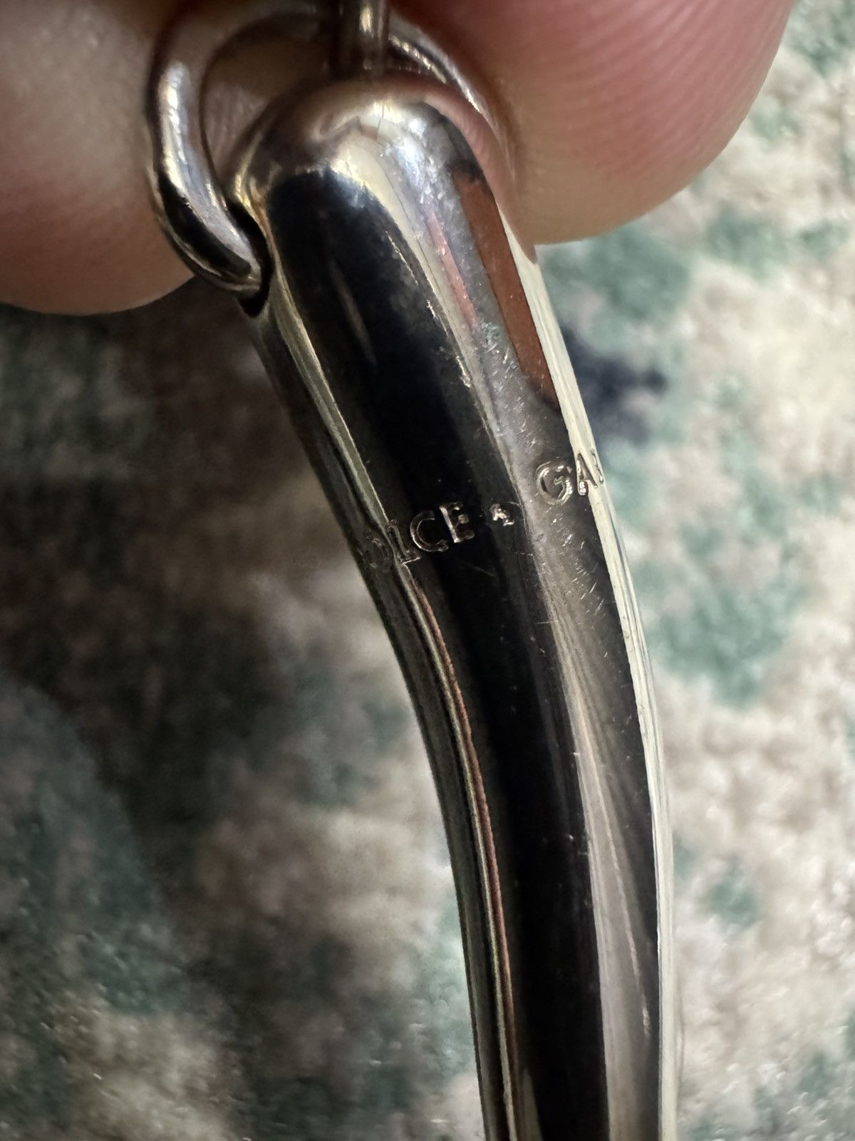 Dolce & Gabbana DOLCE & GABBANA SILVER HORN NECKLACE Size ONE SIZE - 3 Thumbnail