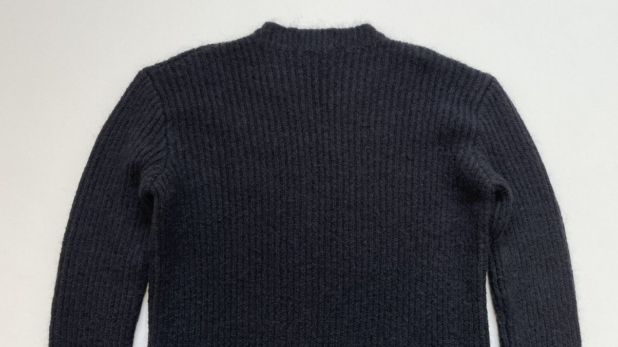 Haider Ackermann Ribbed Black Mohair Sweater Size US L / EU 52-54 / 3 - 13 Thumbnail