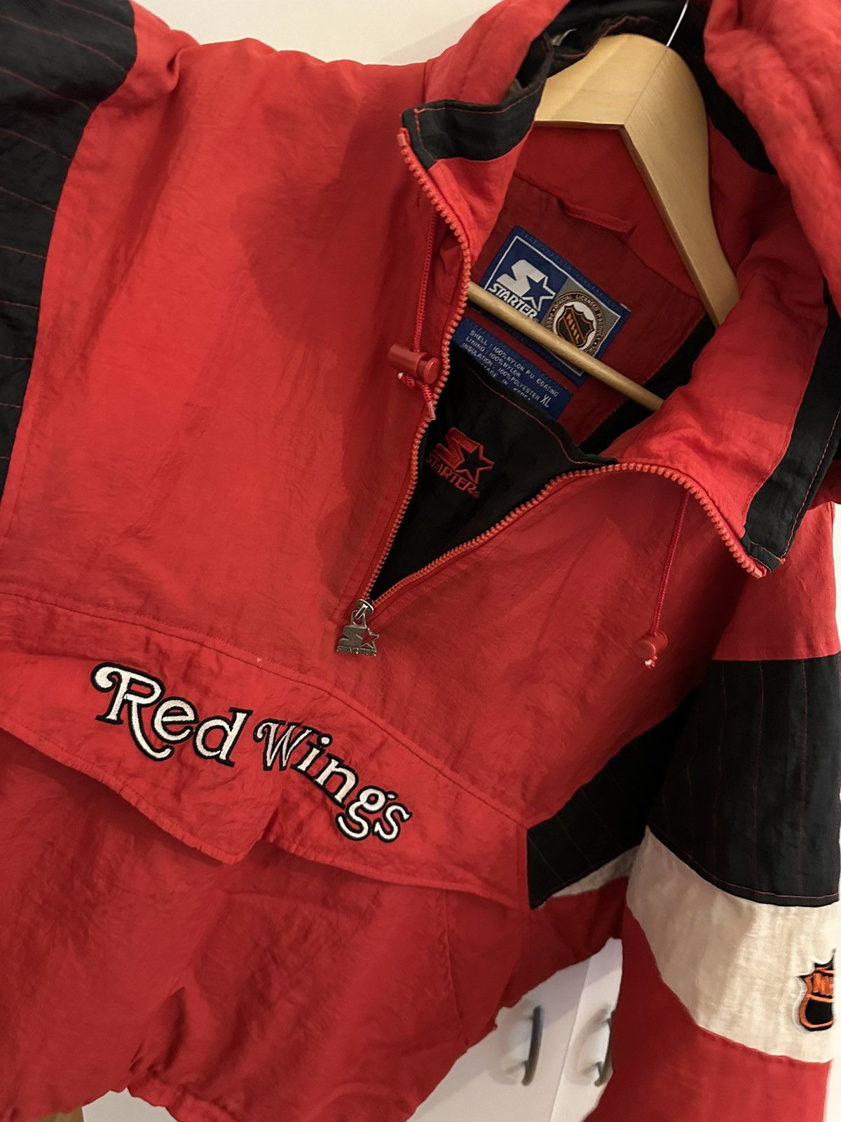 Starter Starter Jacke Detroit Red Wings Size XL NHL Vintage Jacket Size US XL / EU 56 / 4 - 5 Thumbnail