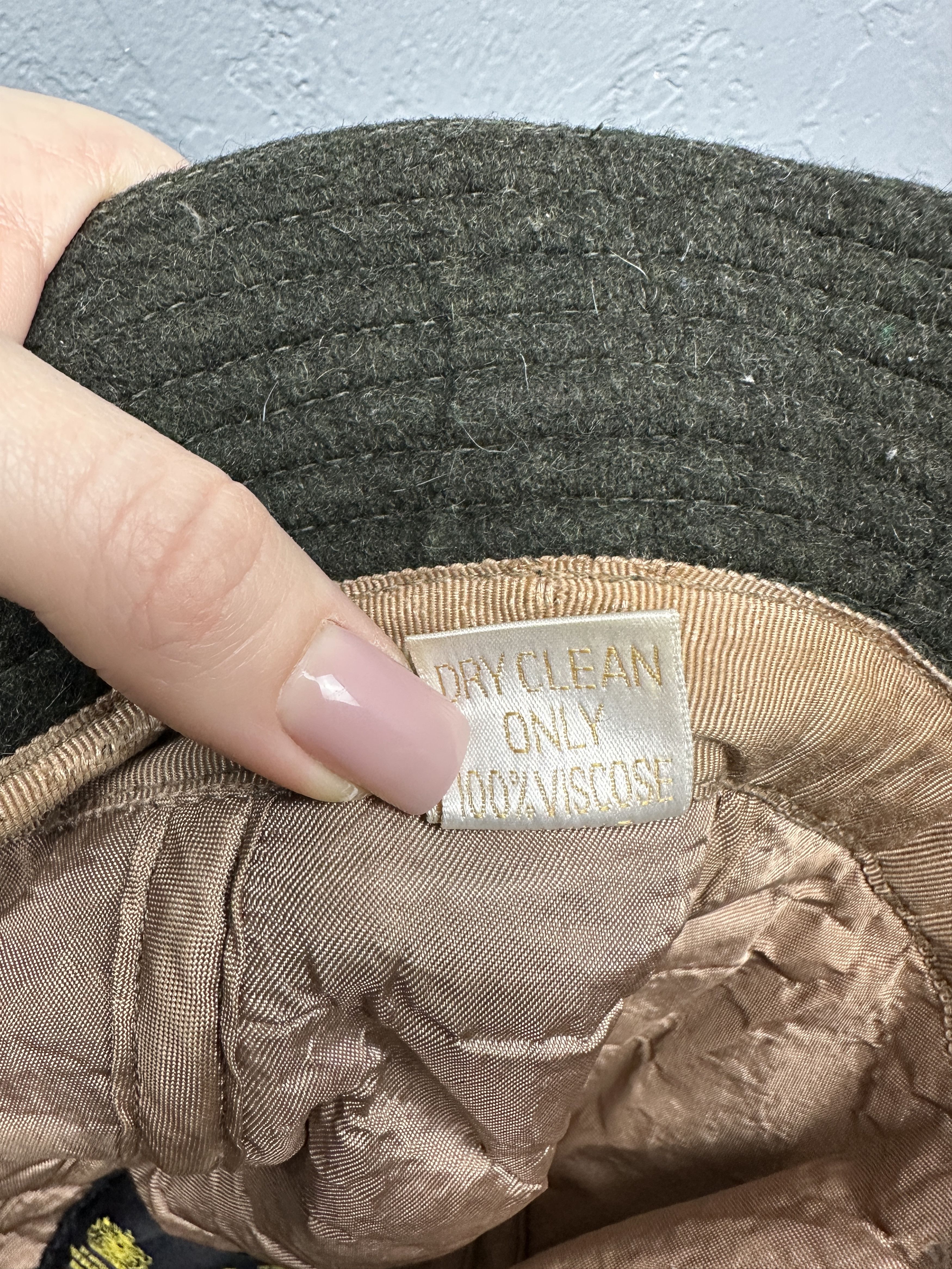 Barbour Barbour 90s Vintage Hunters Wool Bucket Hat Cap Size ONE SIZE - 7 Thumbnail