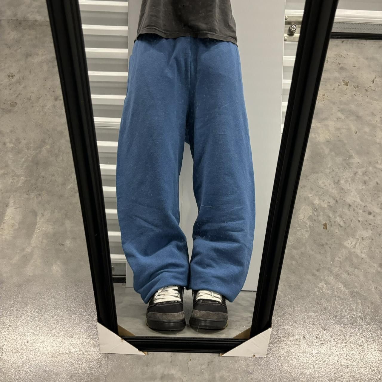 Japanese Brand × Vintage Crazy Vintage Y2K/2000s Blue Skater Essential Sweatpants! Size US 30 / EU 46 - 1 Thumbnail